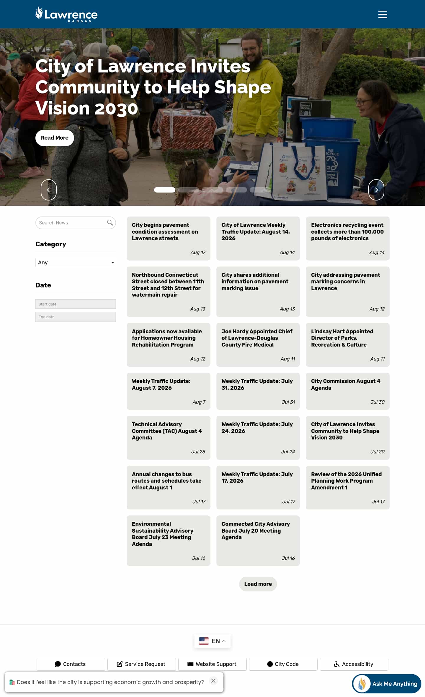 Latest website image capture