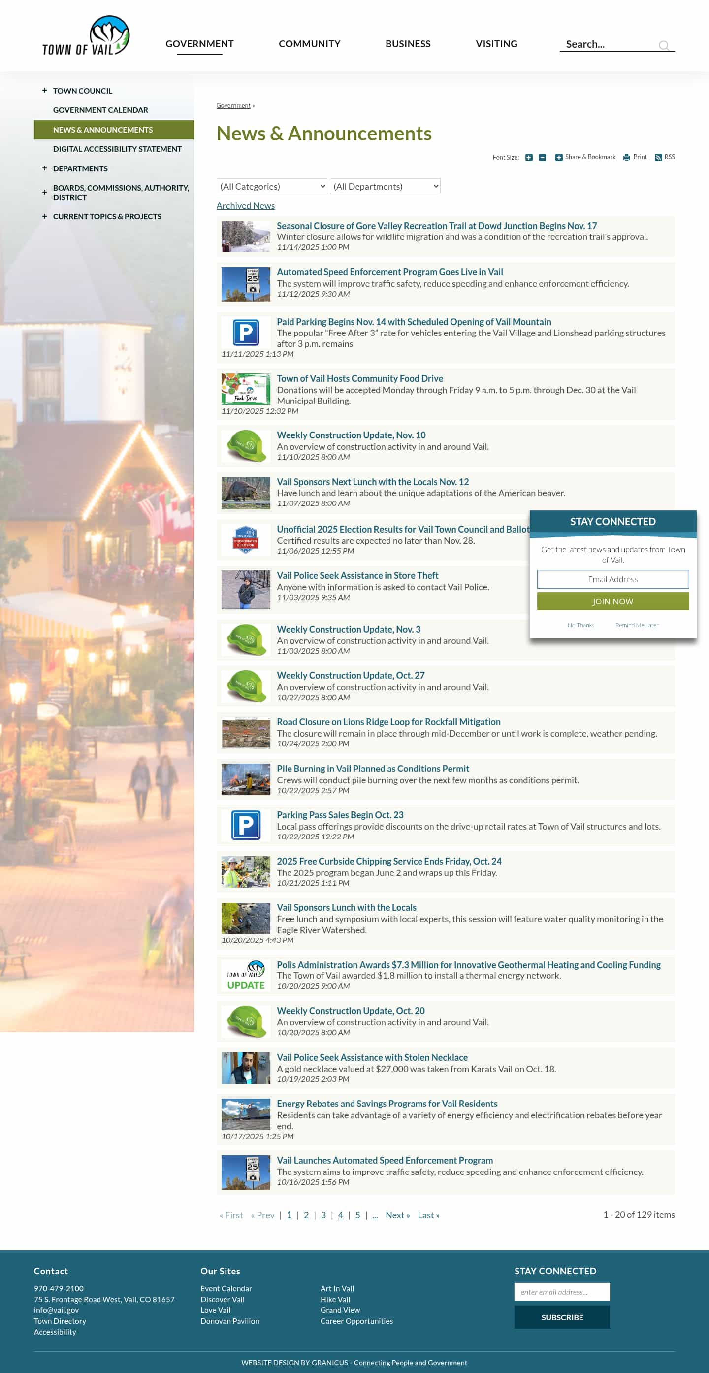 Latest website image capture