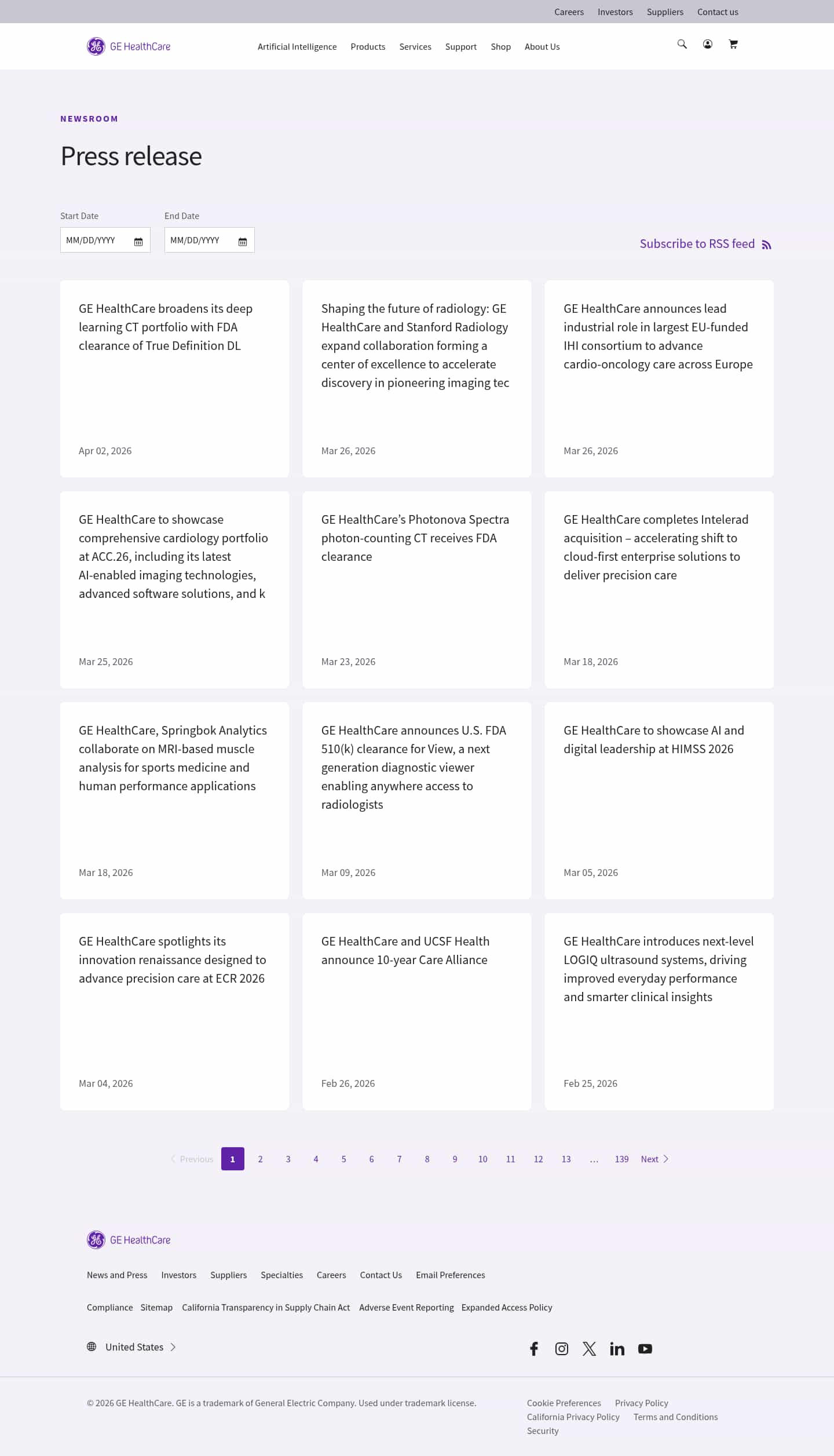 Latest website image capture