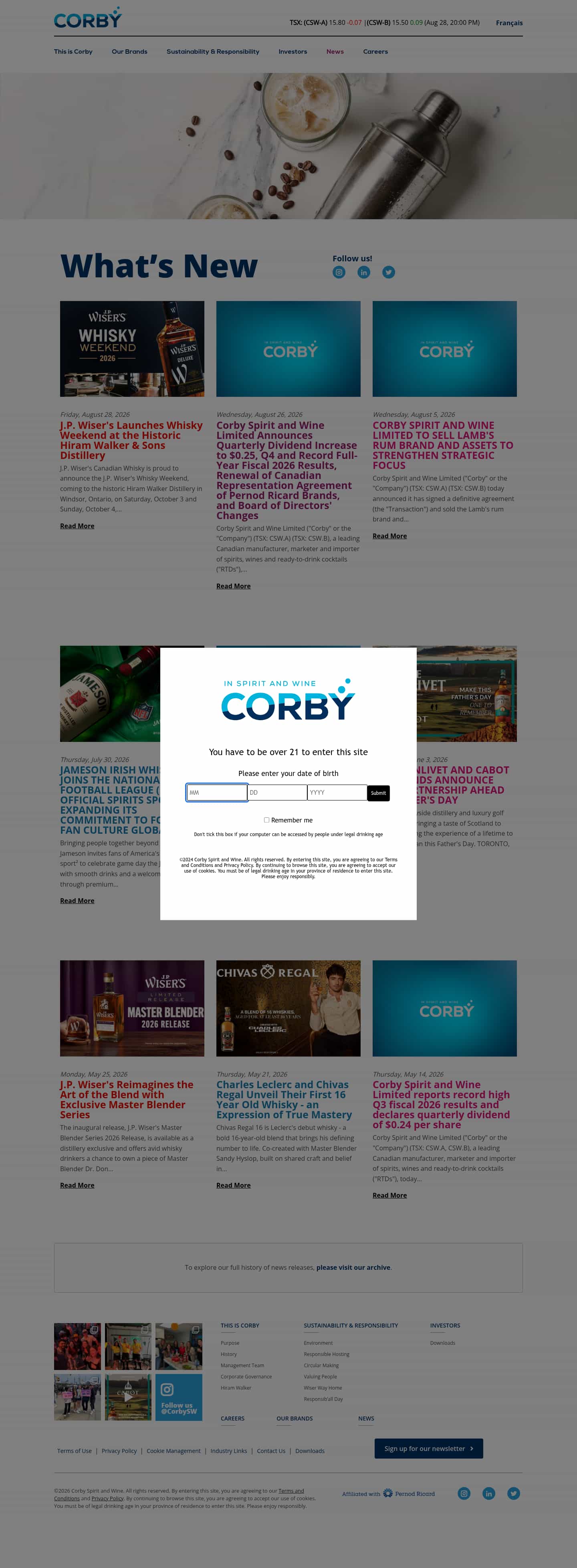 Latest website image capture