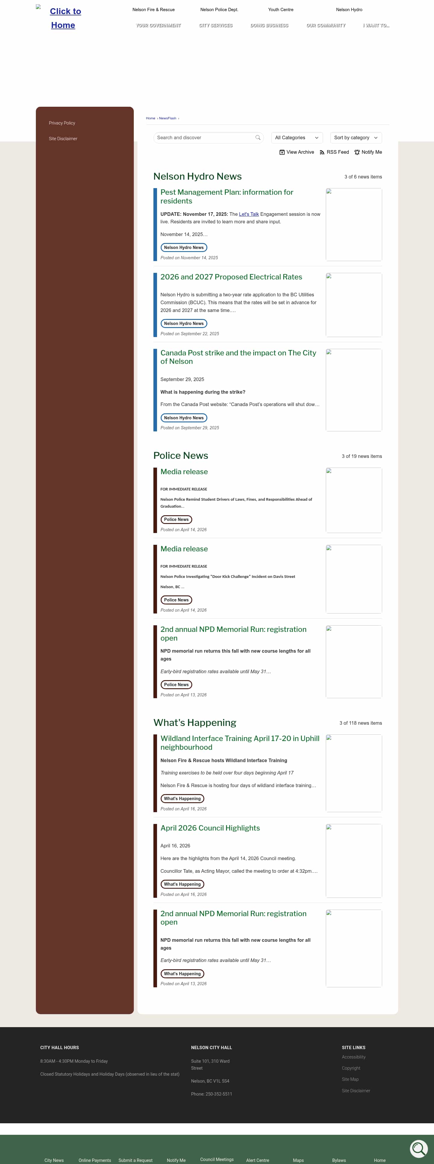 Latest website image capture