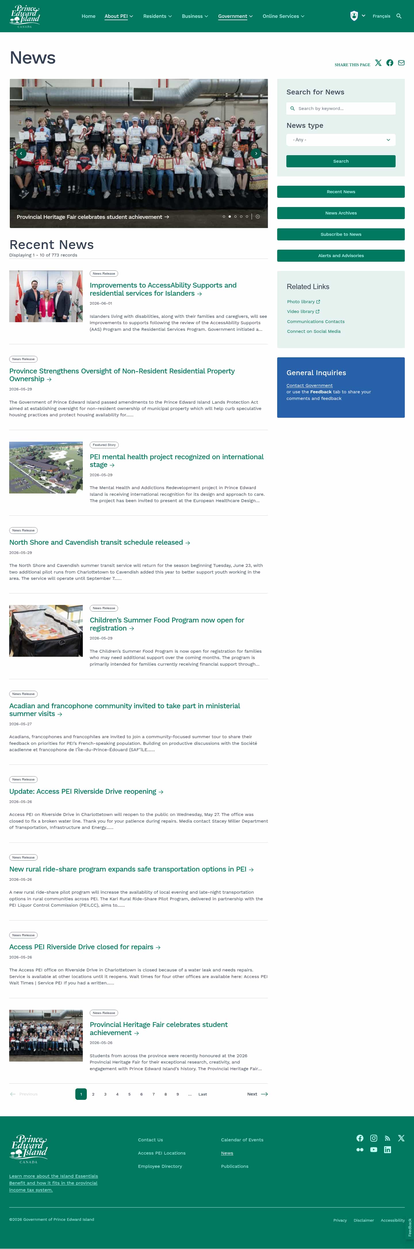 Latest website image capture