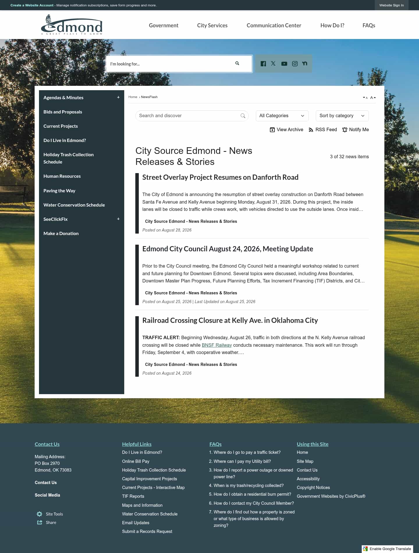 Latest website image capture