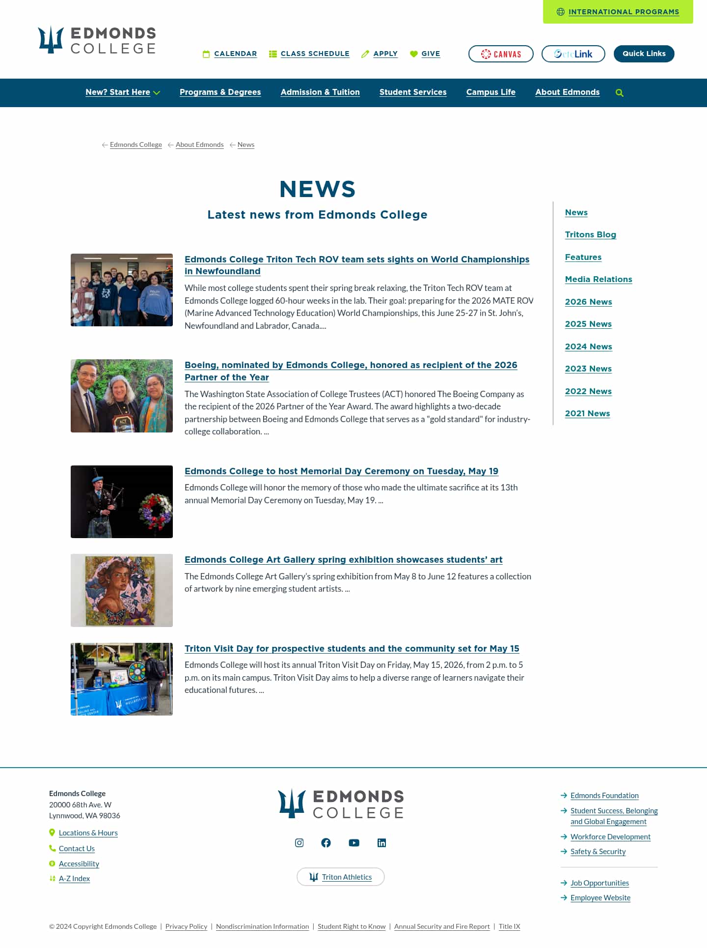 Latest website image capture