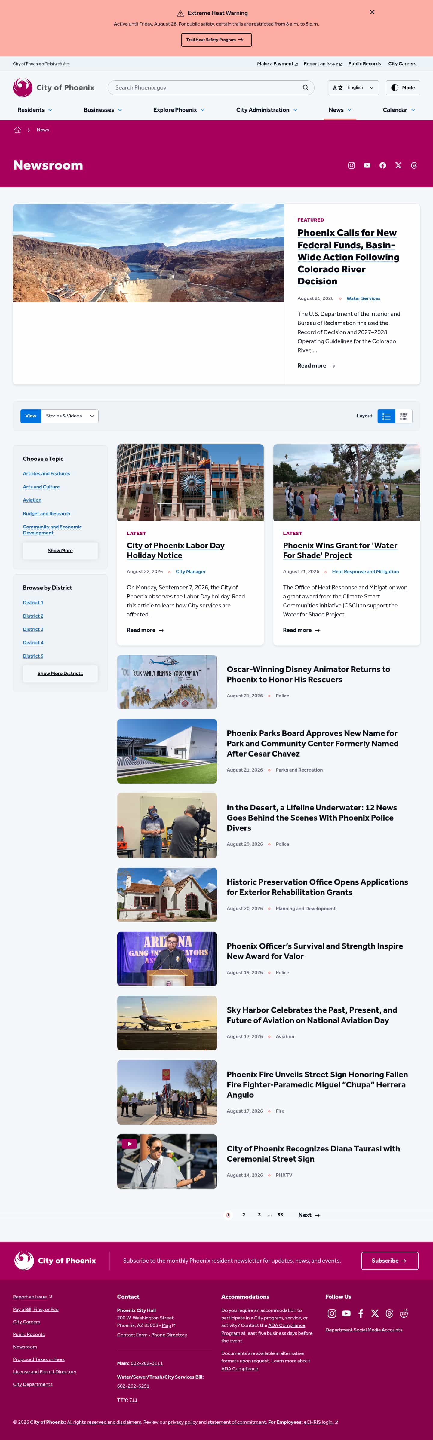 Latest website image capture