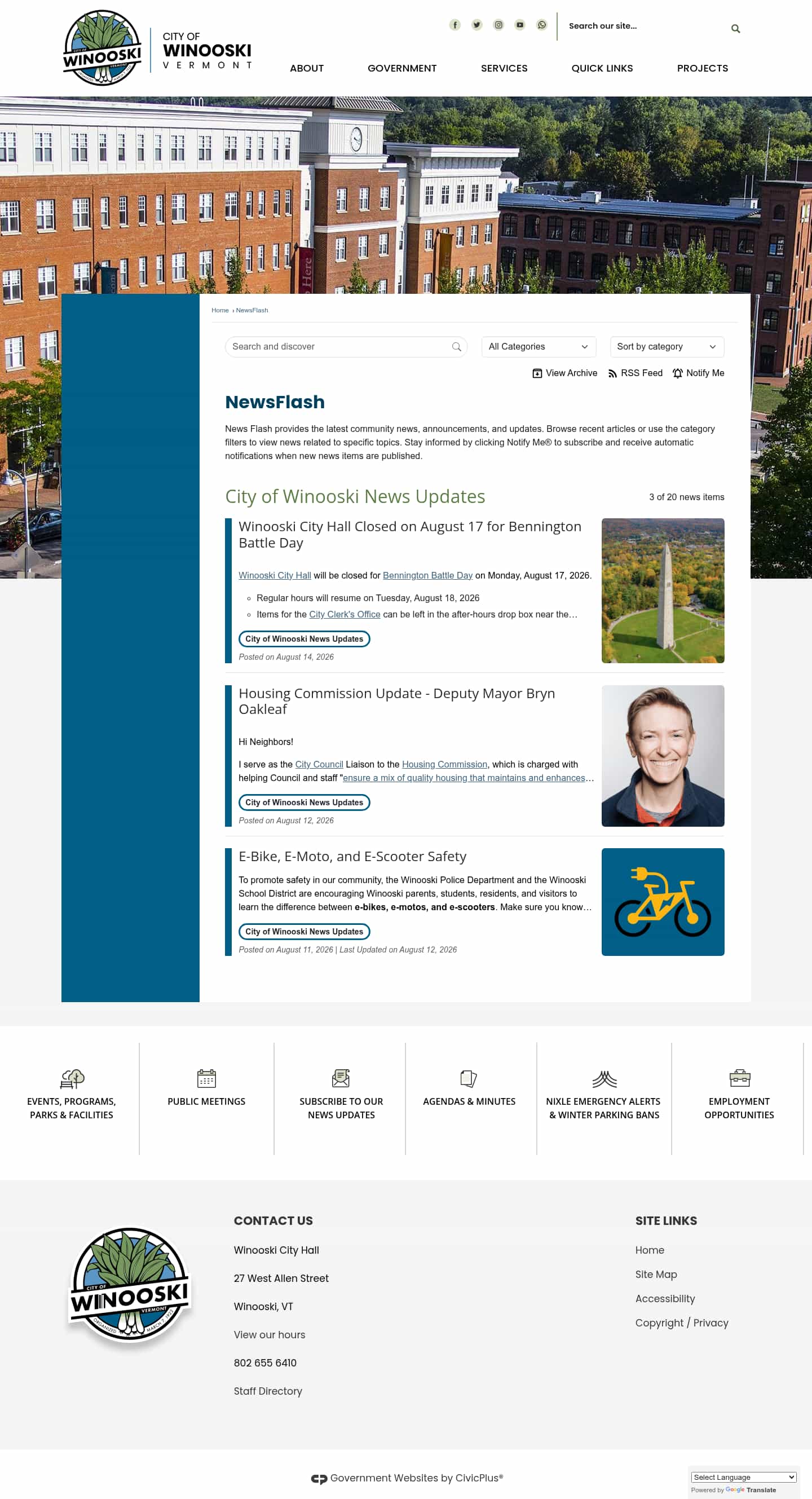 Latest website image capture