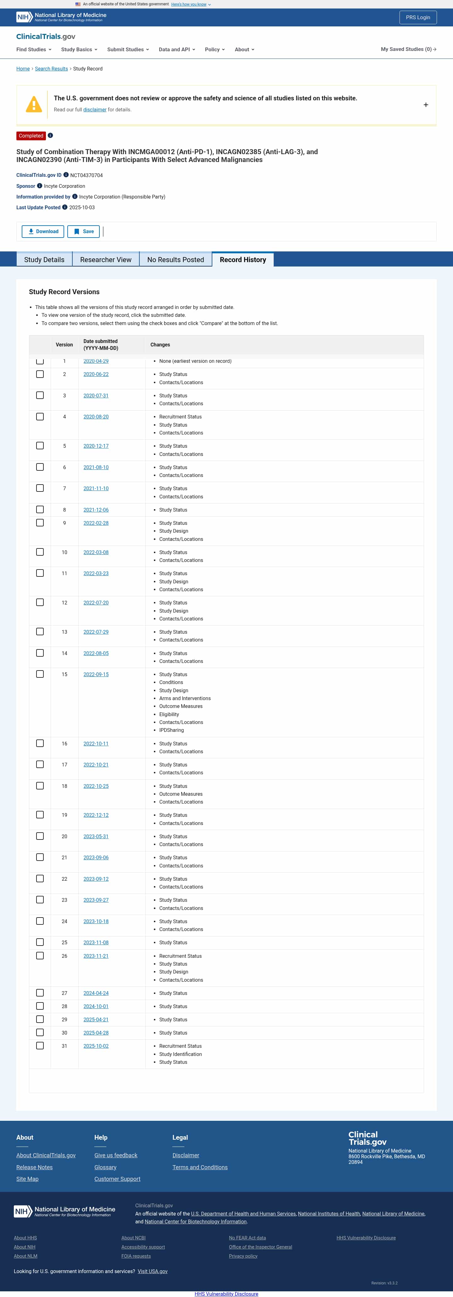 Latest website image capture