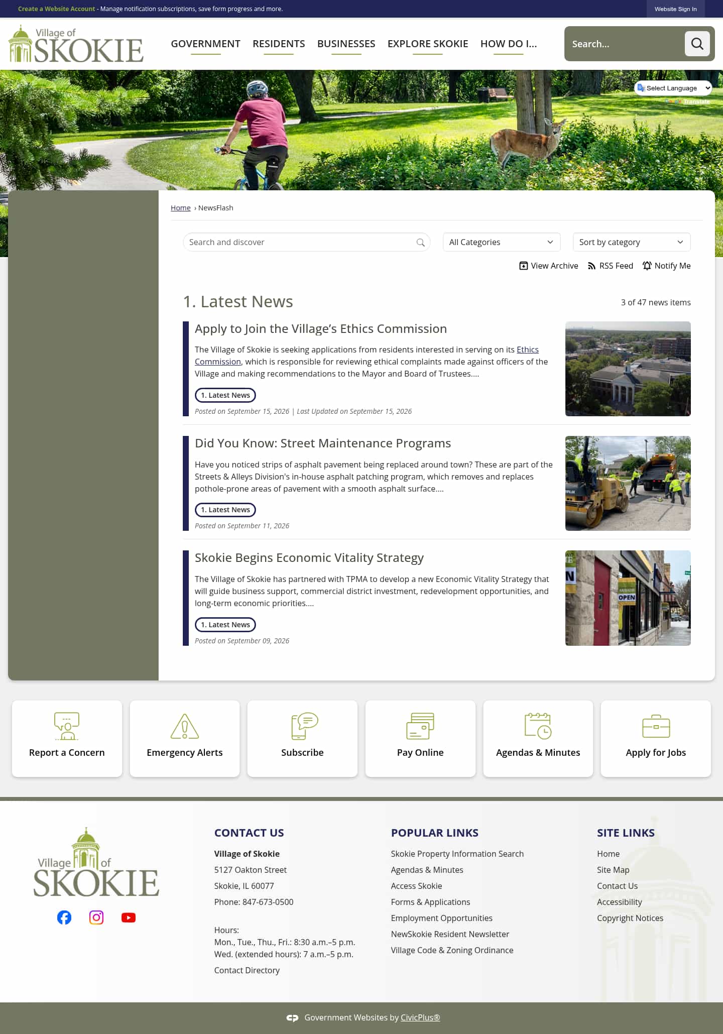 Latest website image capture