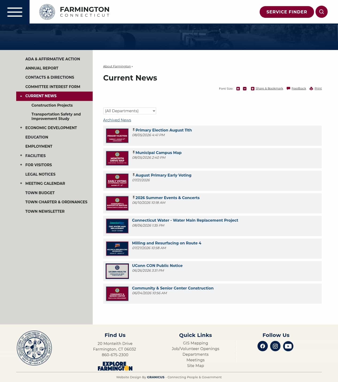 Latest website image capture