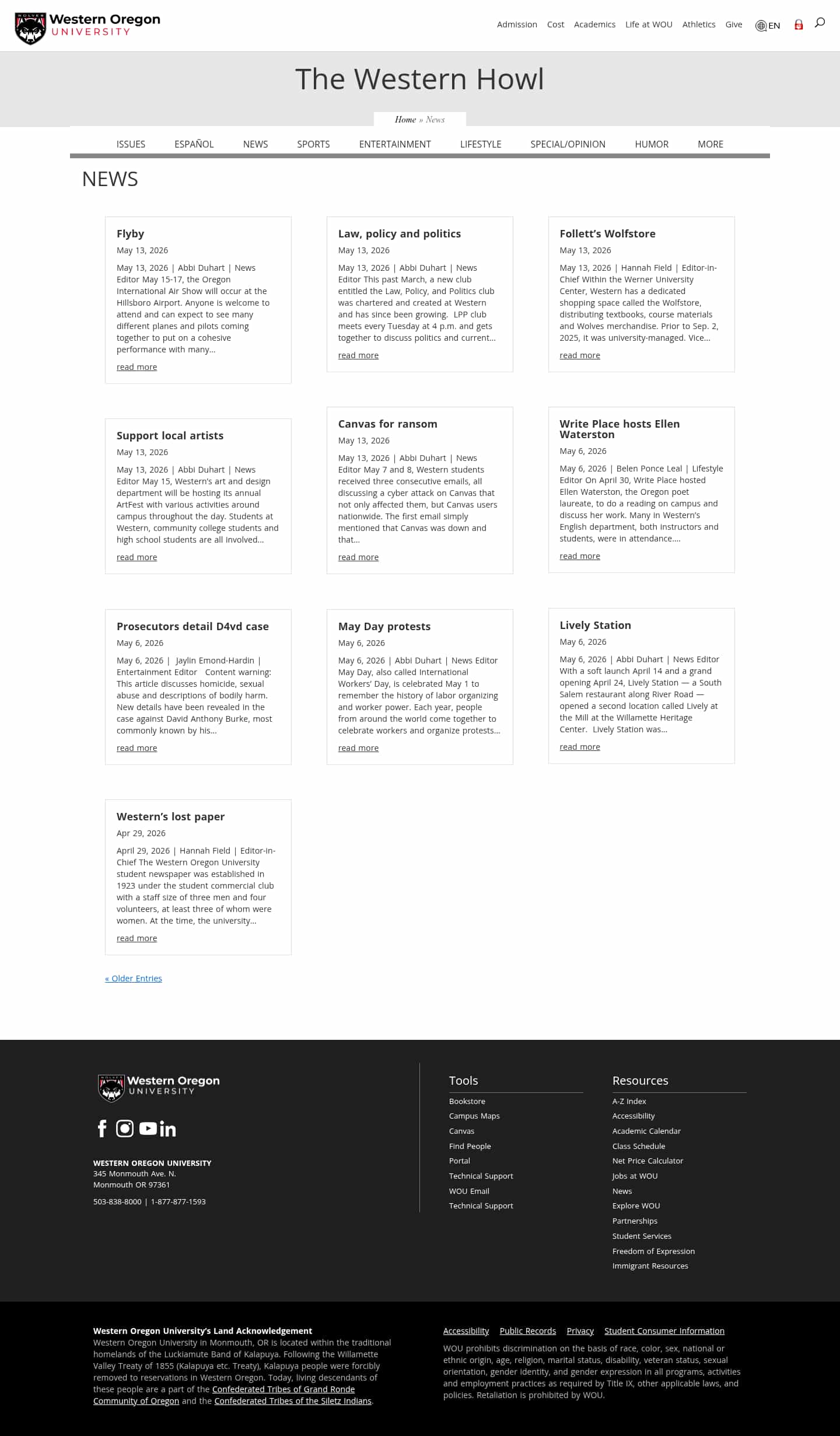 Latest website image capture