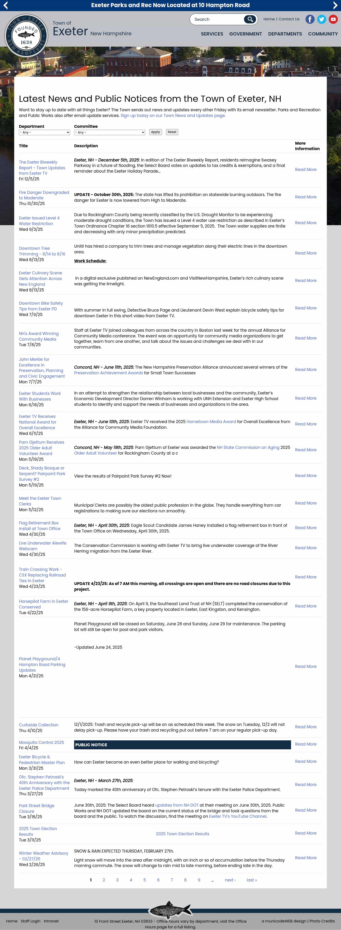 Latest website image capture