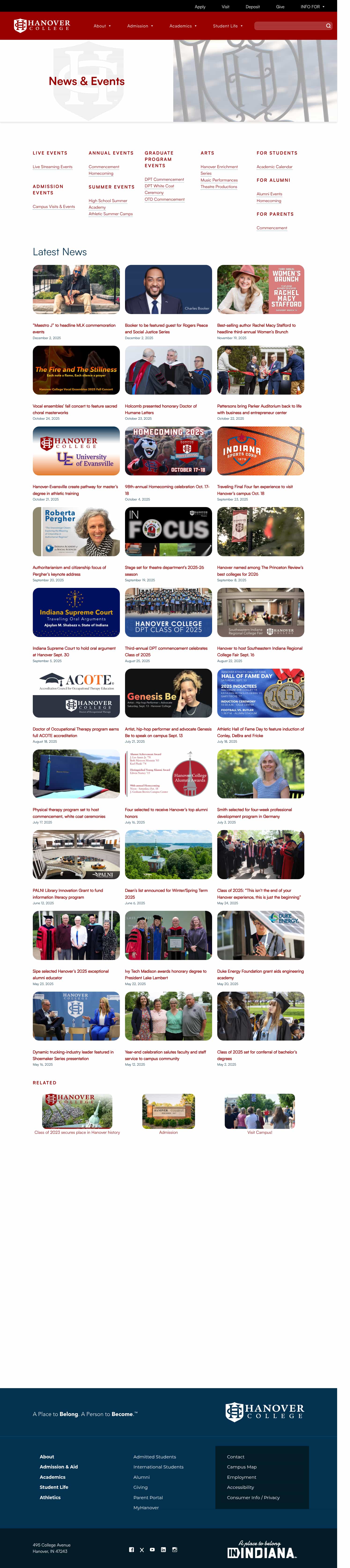 Latest website image capture