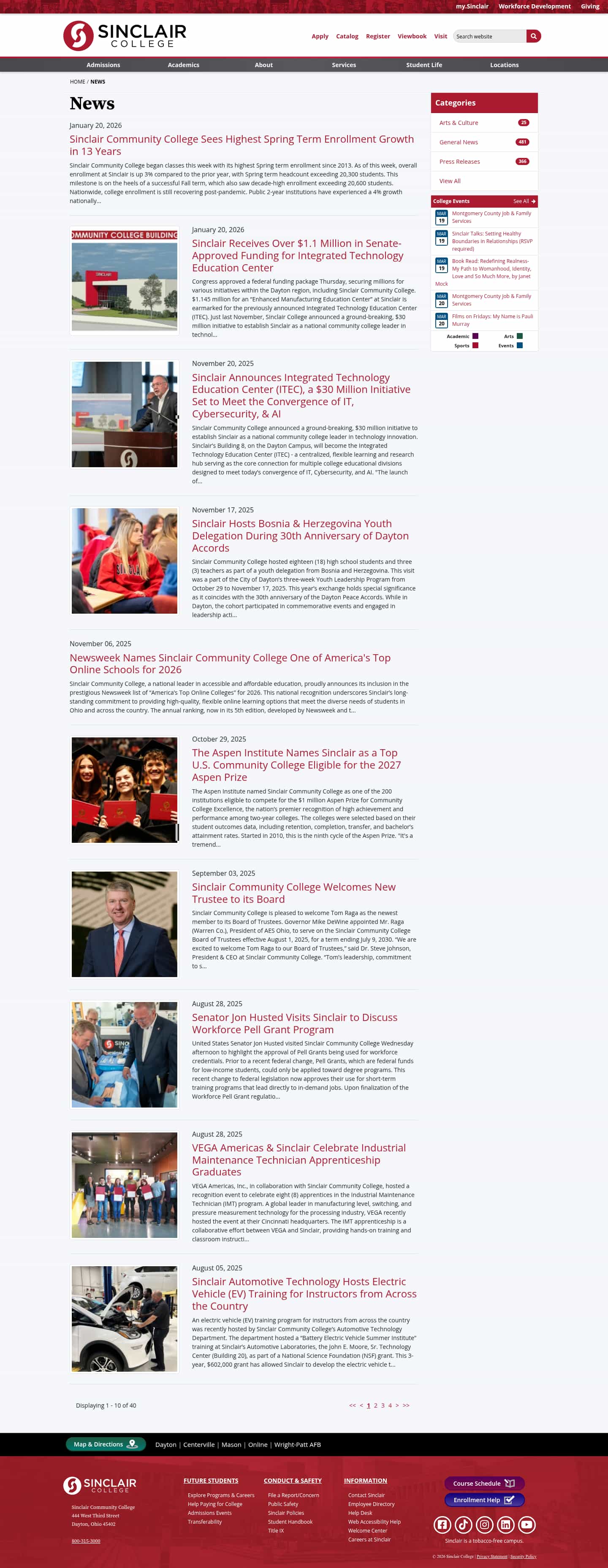 Latest website image capture