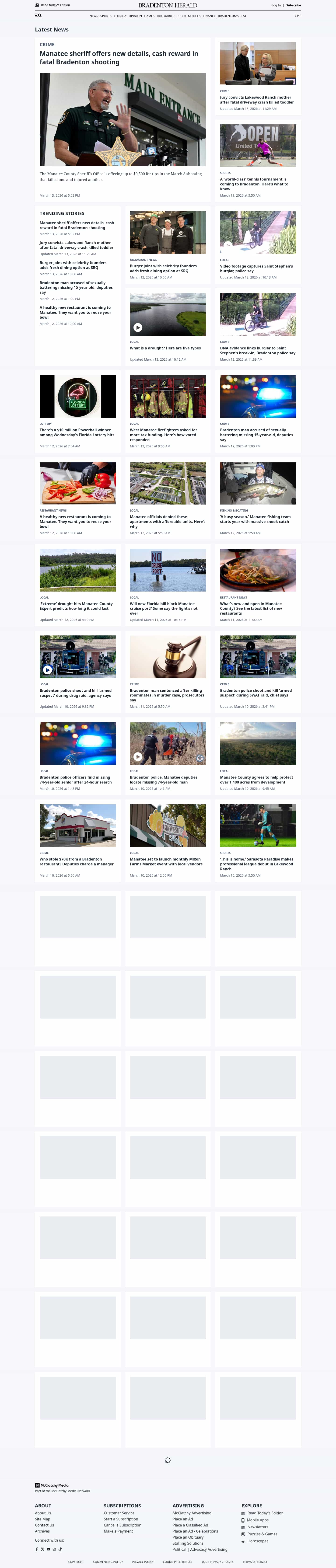 Latest website image capture