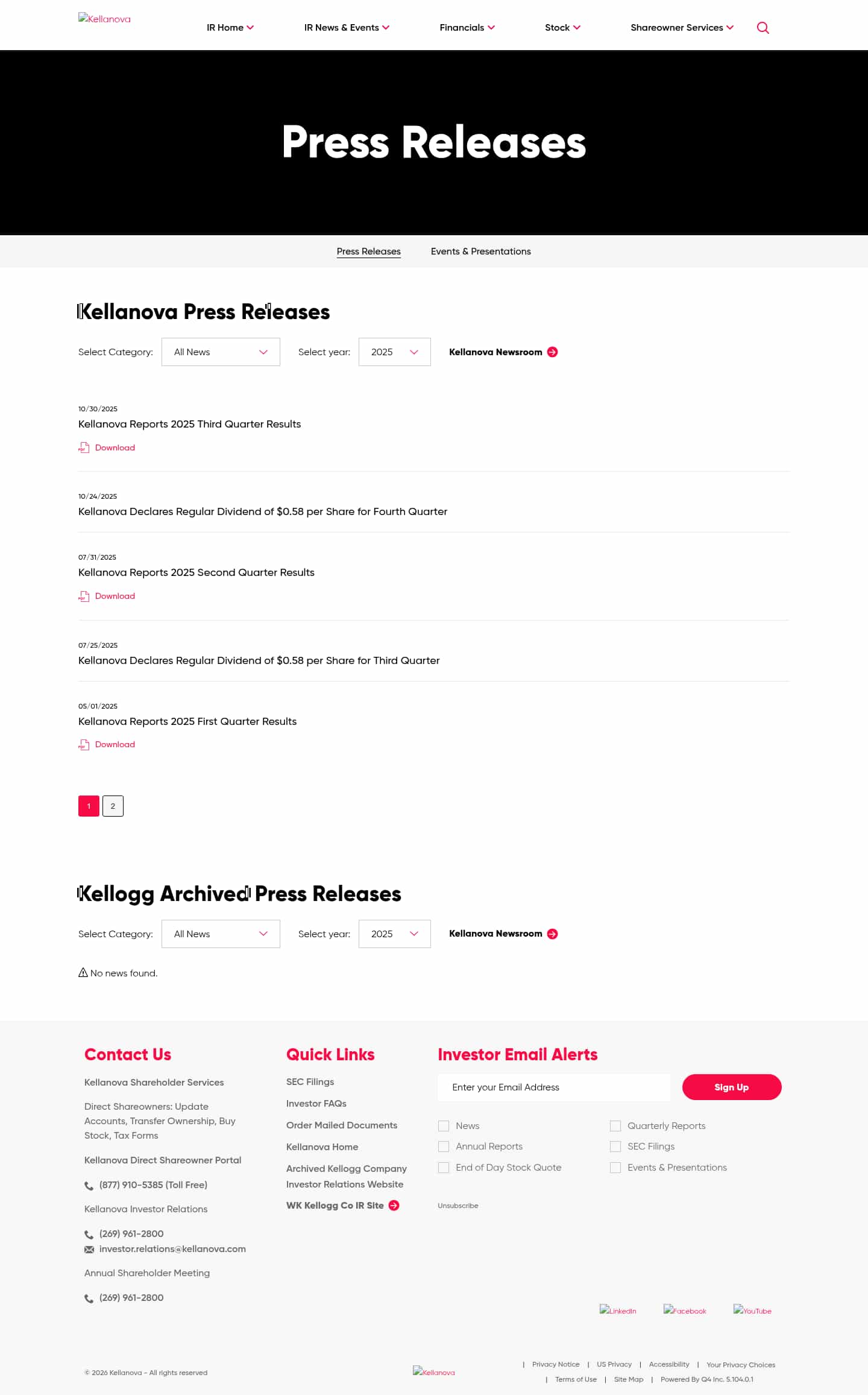 Latest website image capture