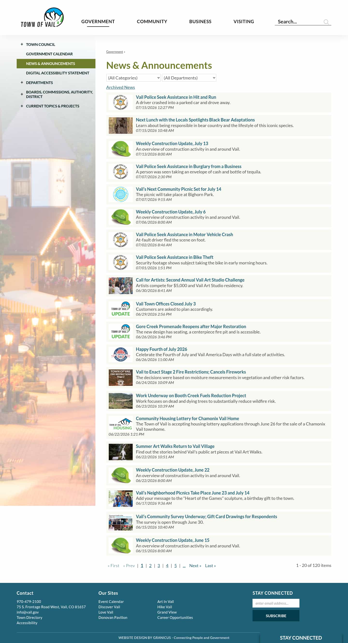Latest website image capture