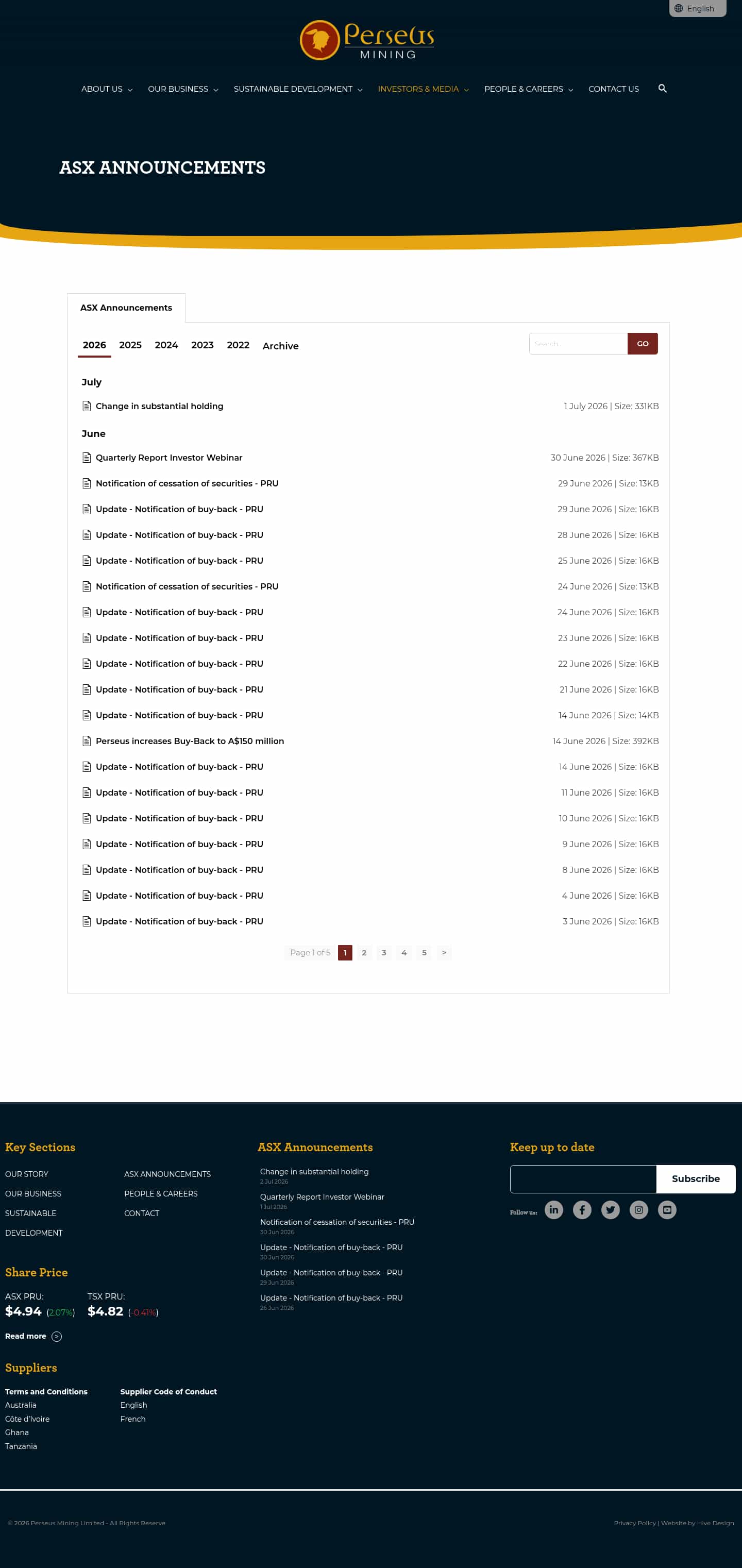 Latest website image capture