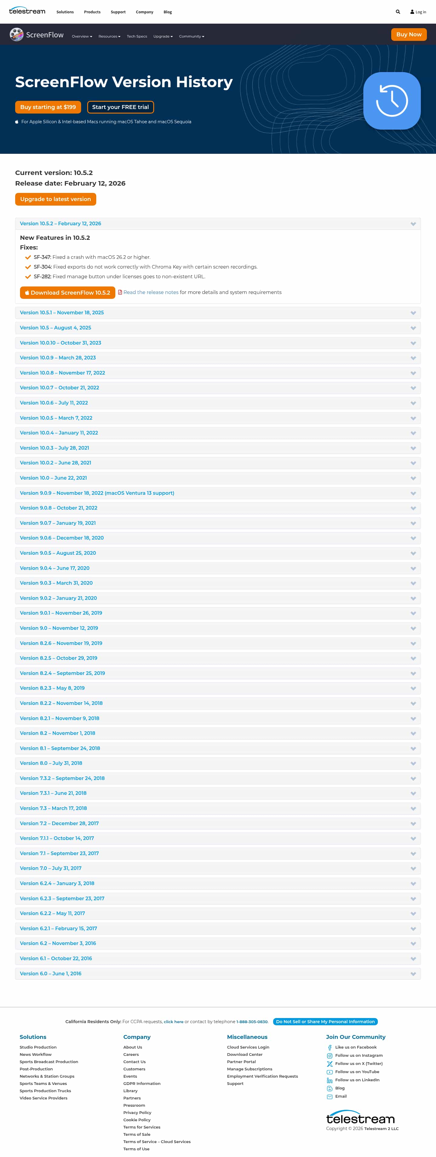 Latest website image capture