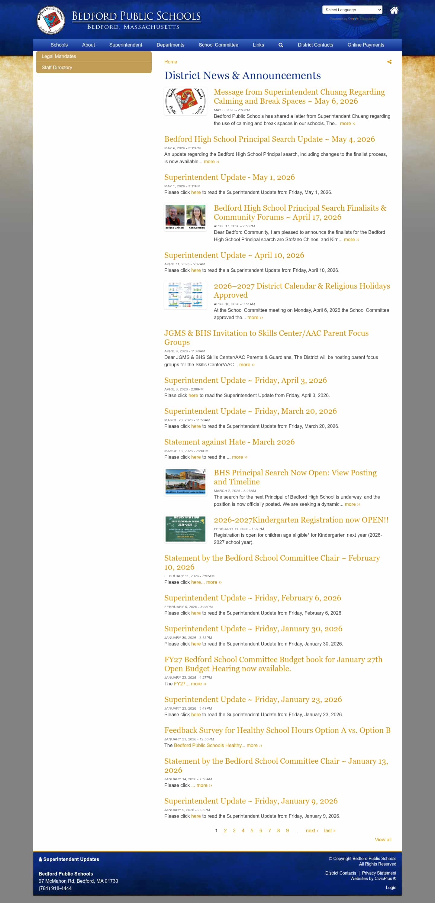Latest website image capture