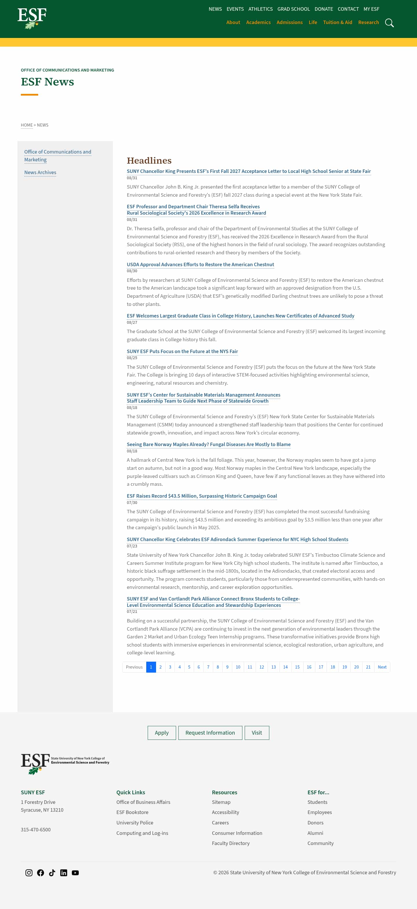 Latest website image capture