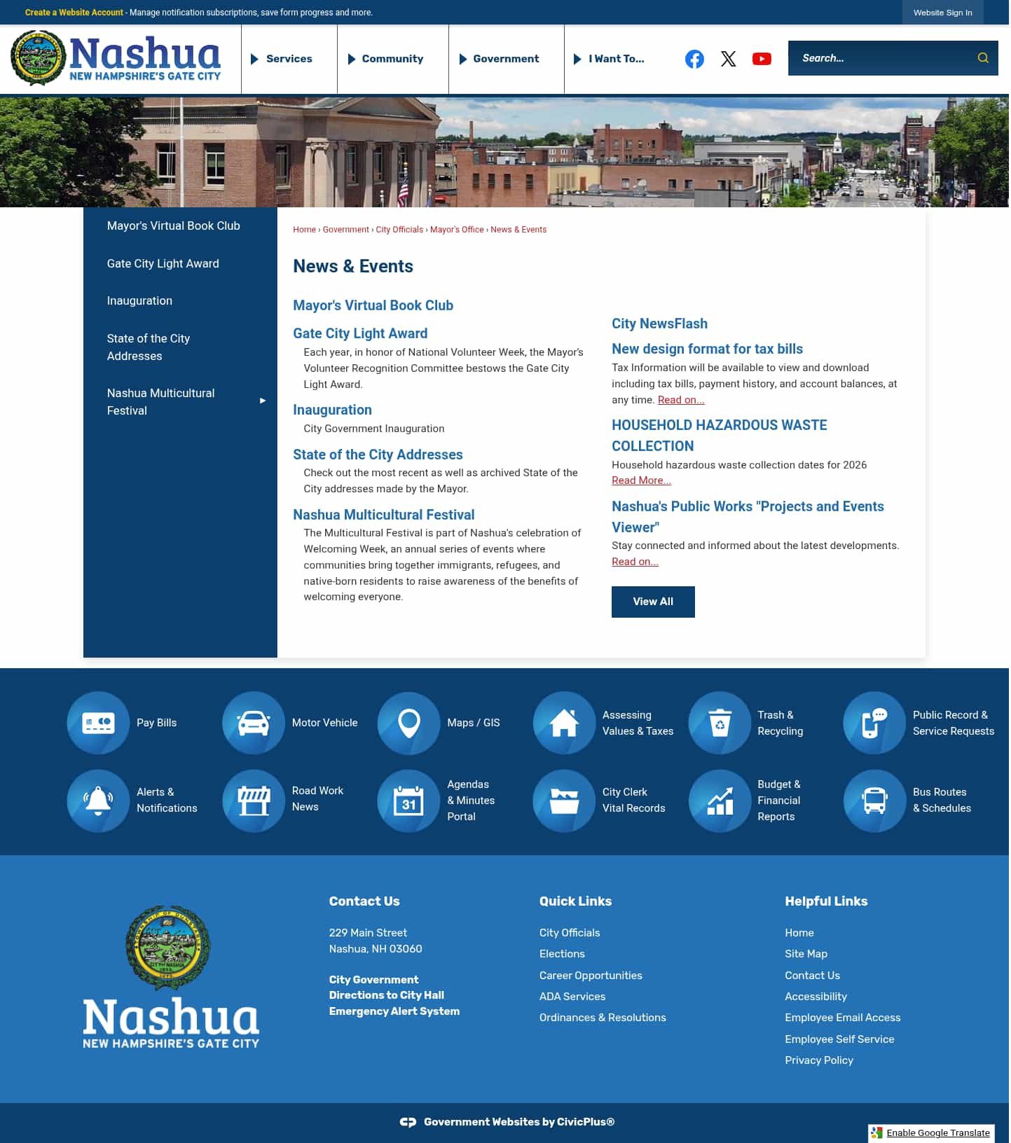 Latest website image capture