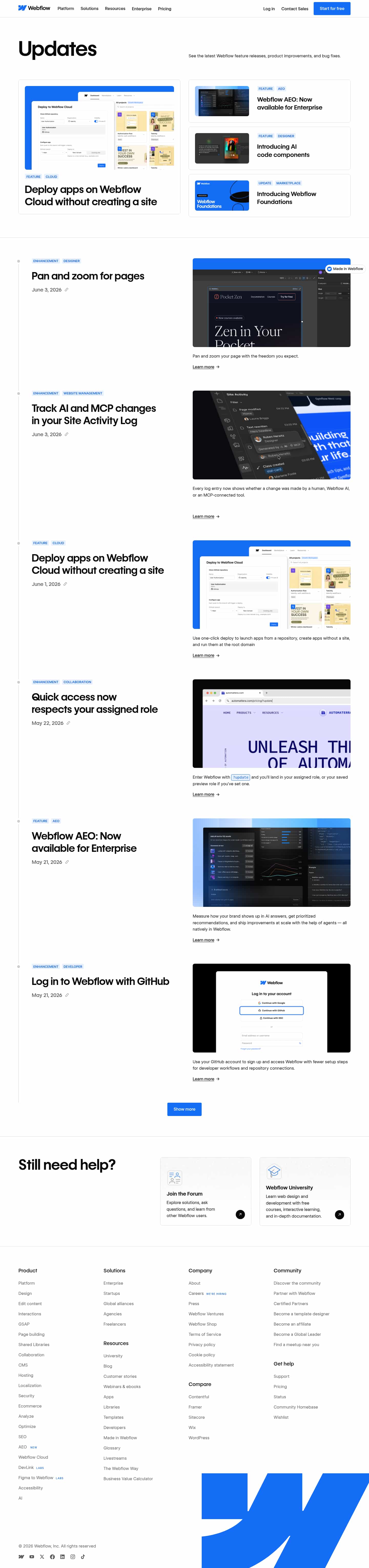 Latest website image capture