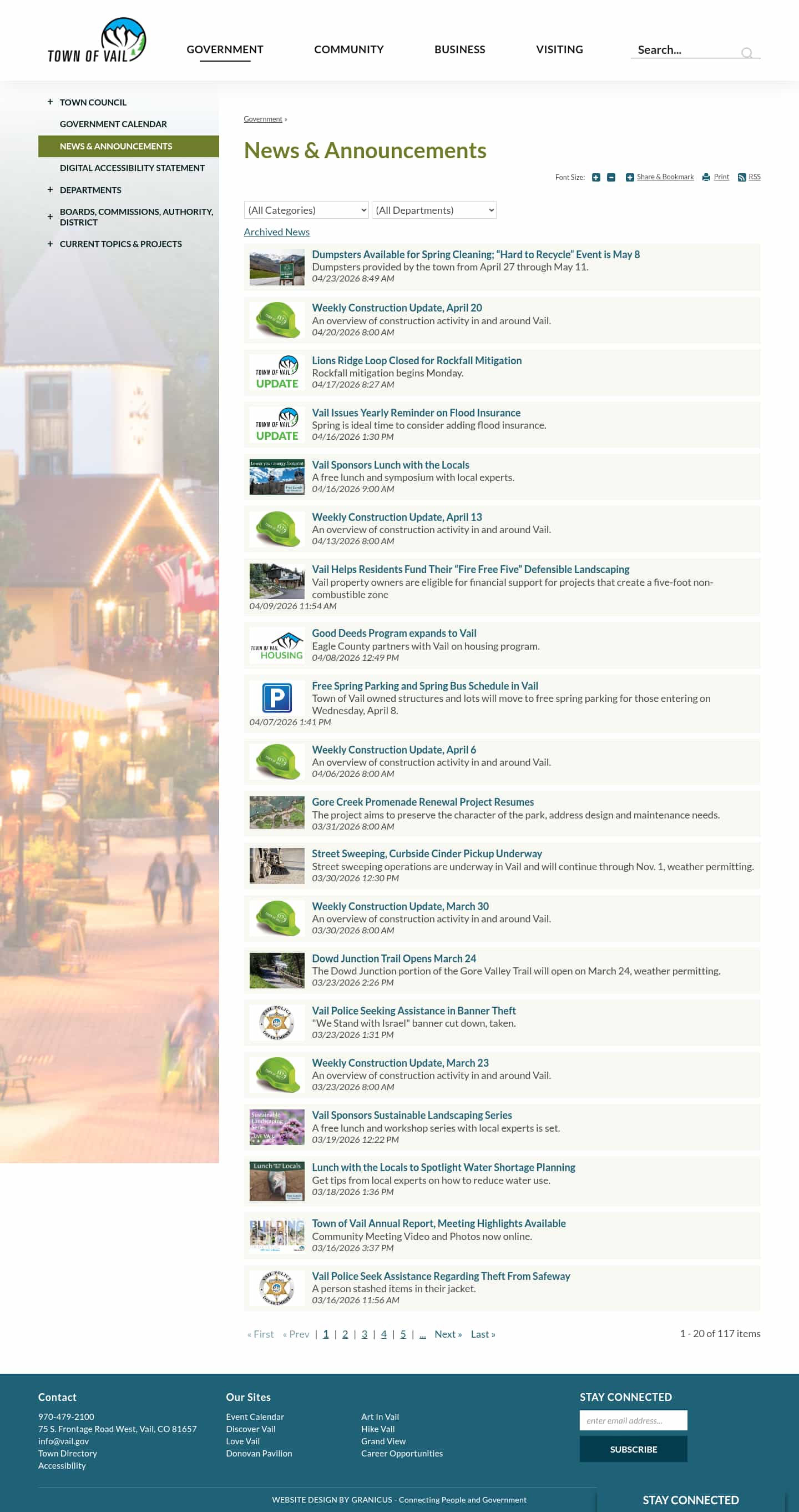 Latest website image capture