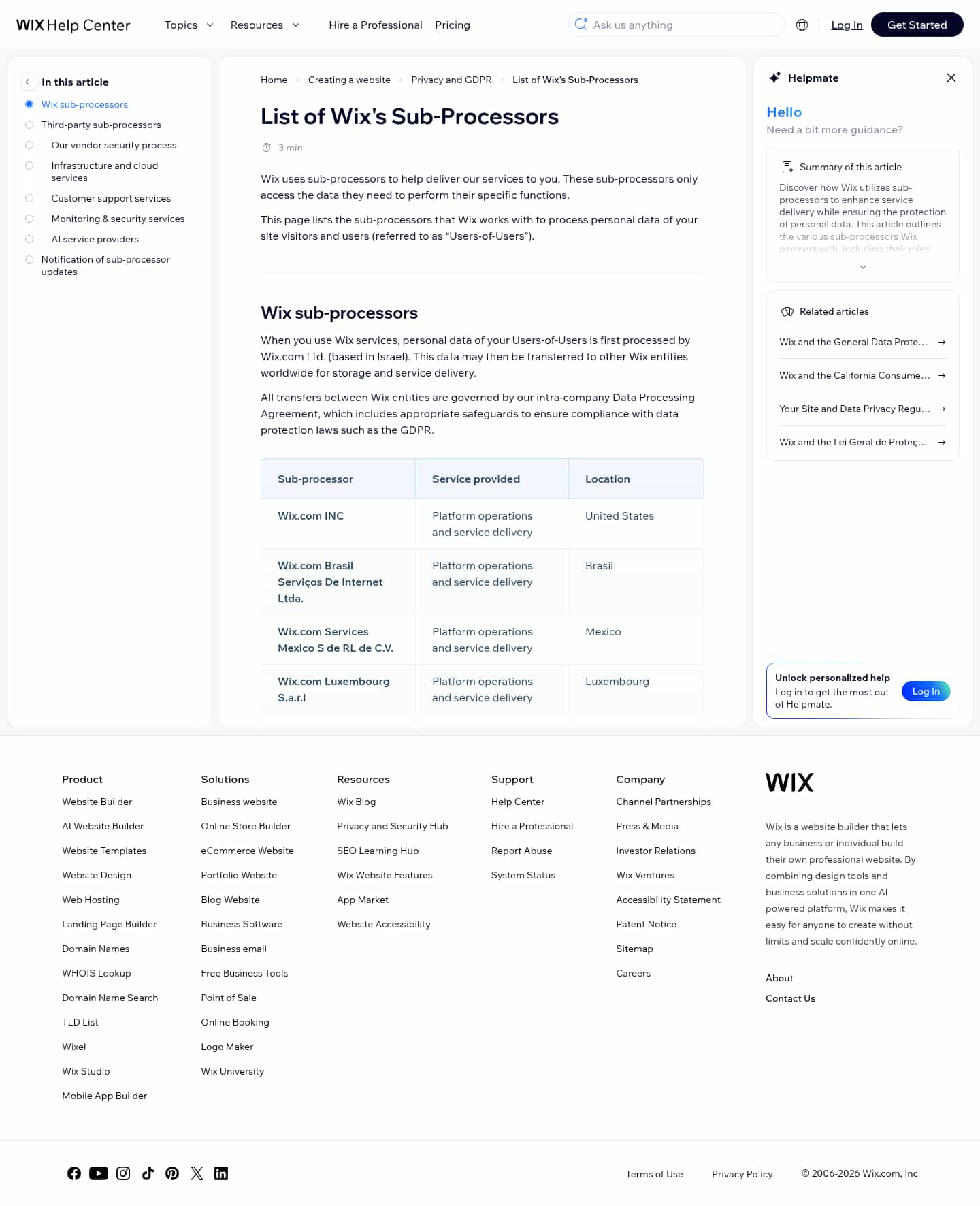 Latest website image capture