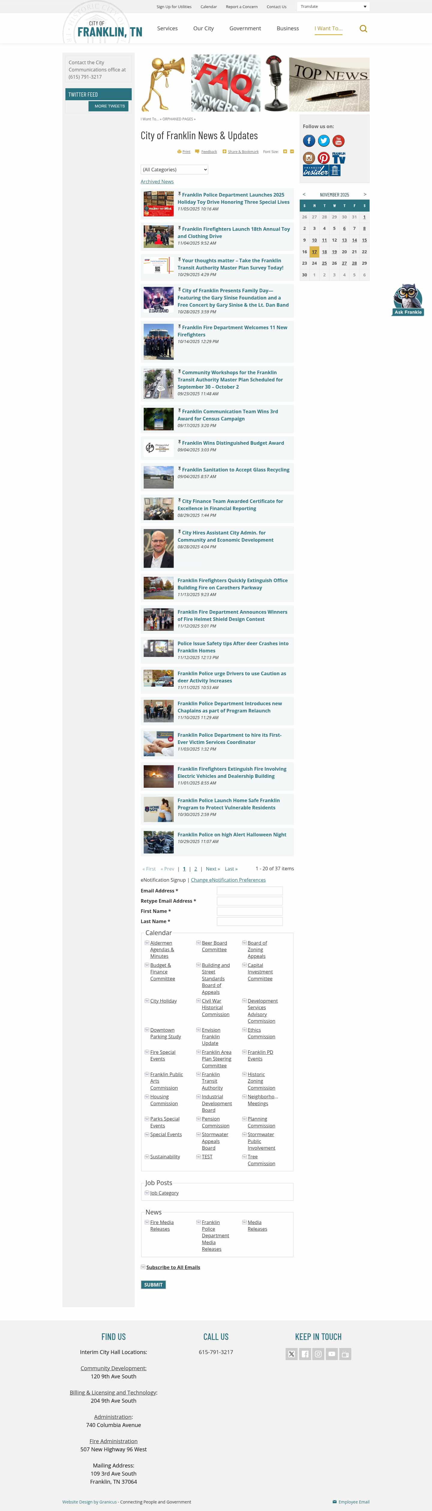 Latest website image capture