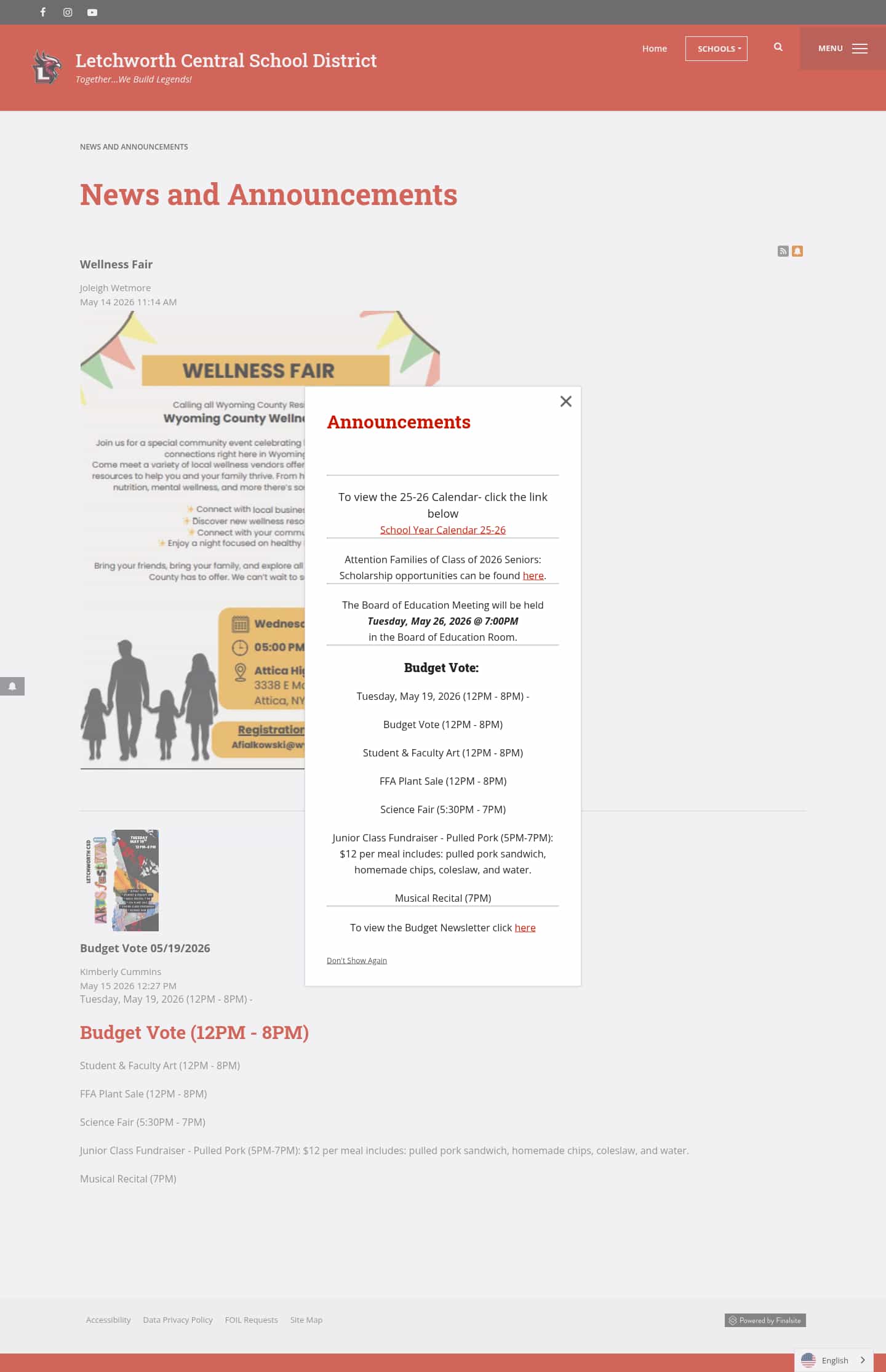 Latest website image capture
