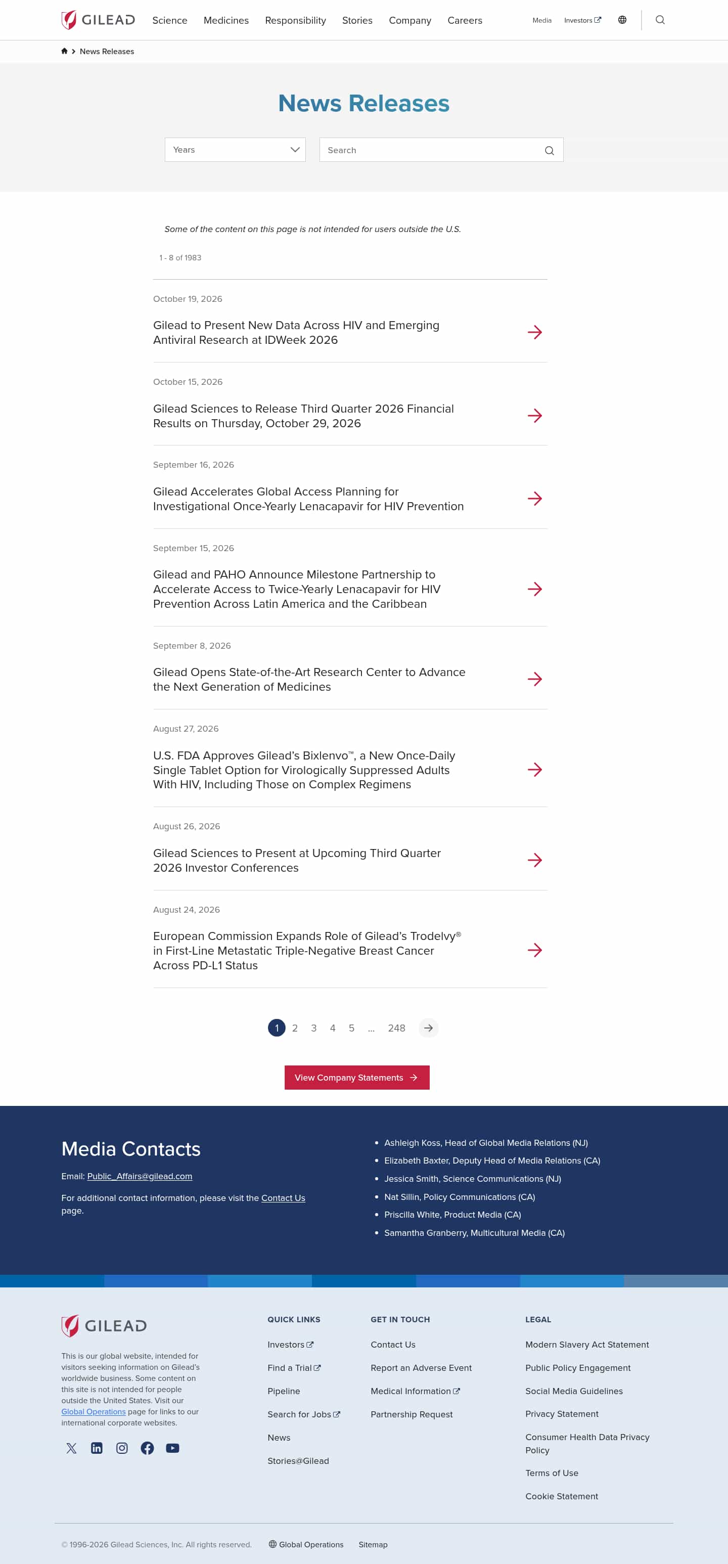 Latest website image capture