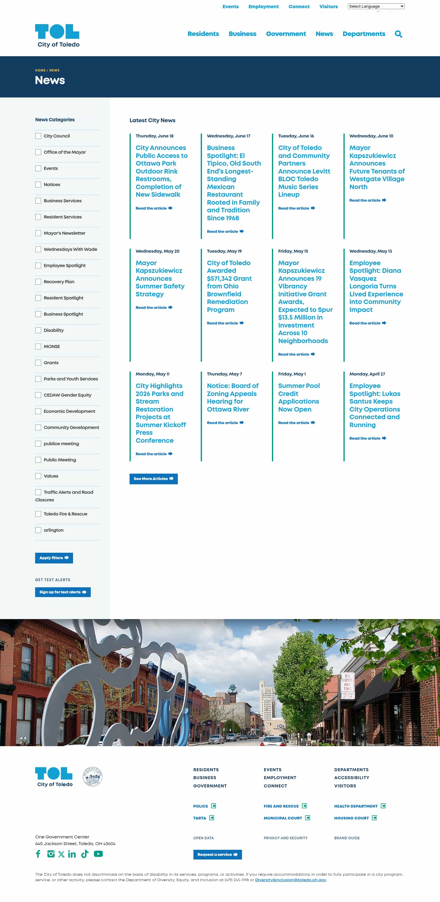 Latest website image capture