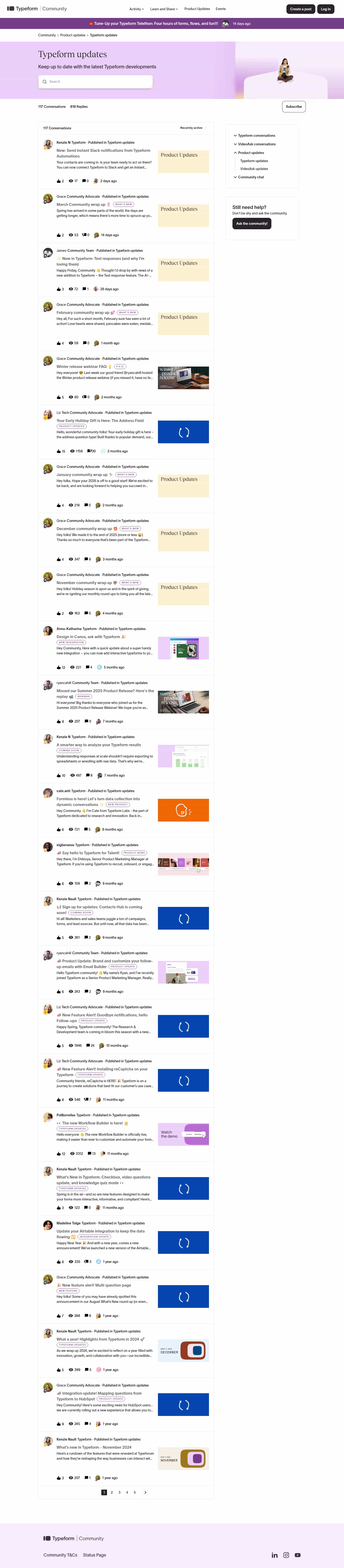 Latest website image capture