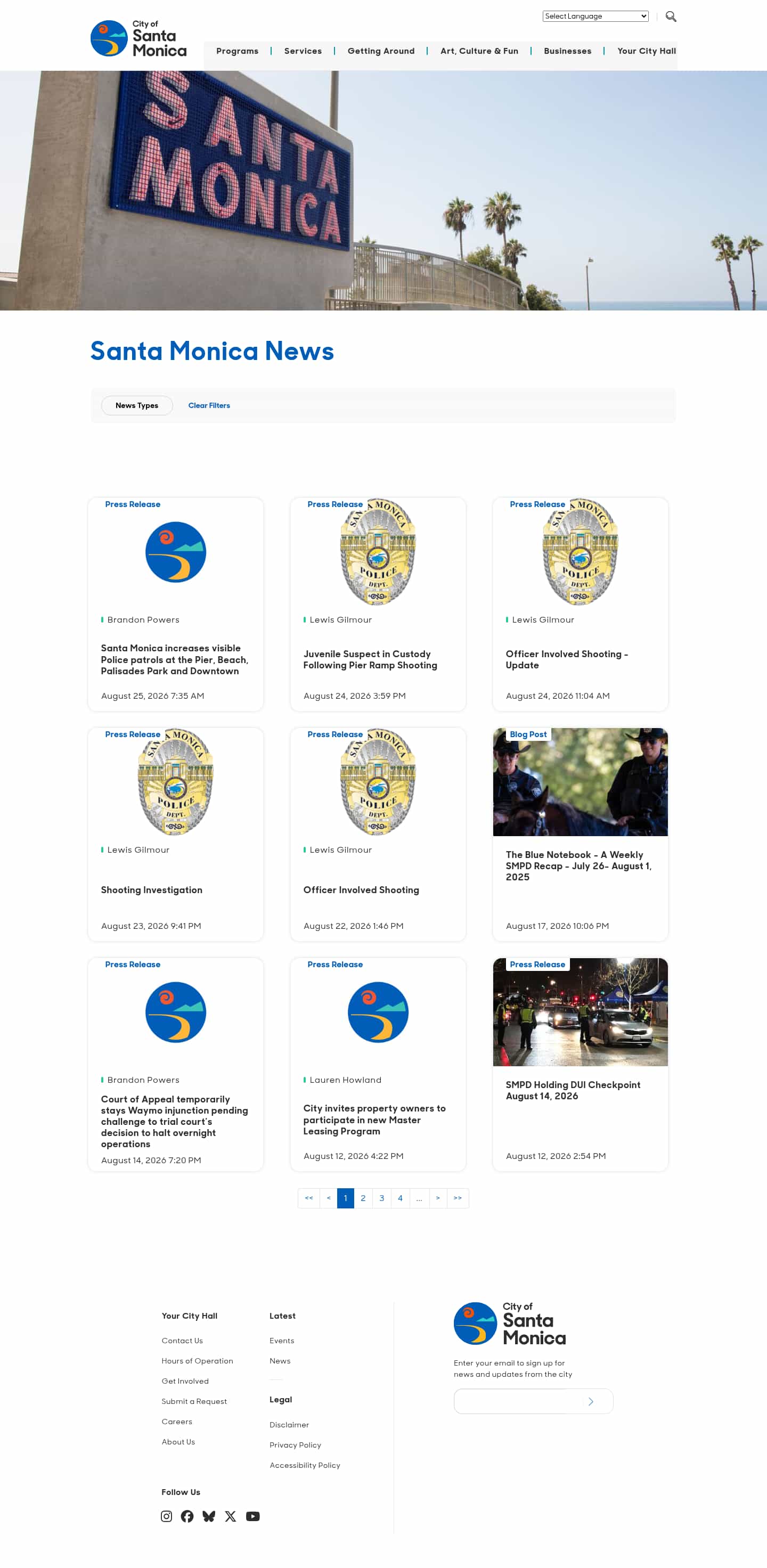 Latest website image capture