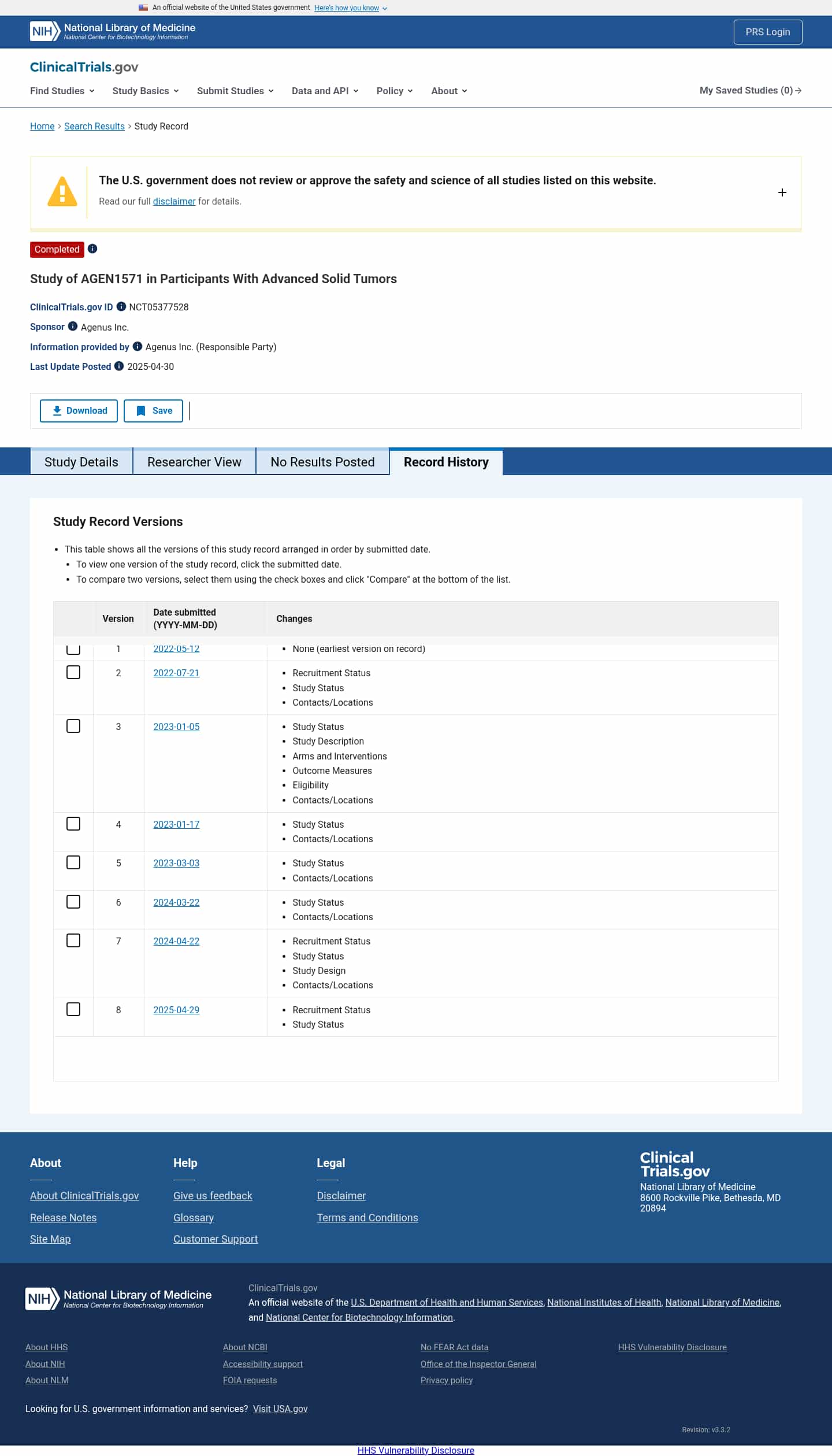 Latest website image capture