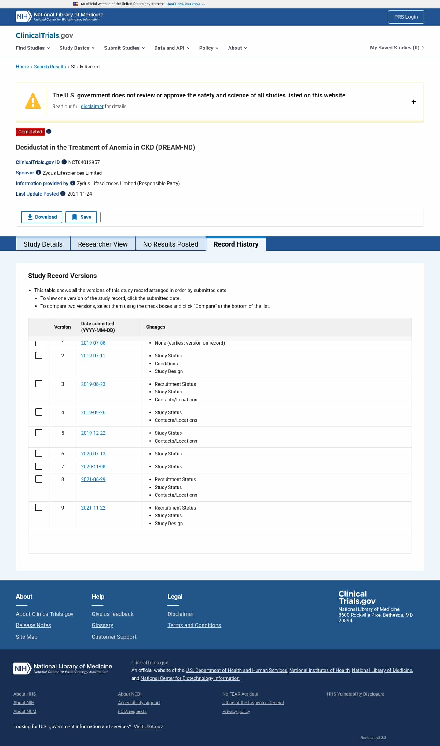 Latest website image capture
