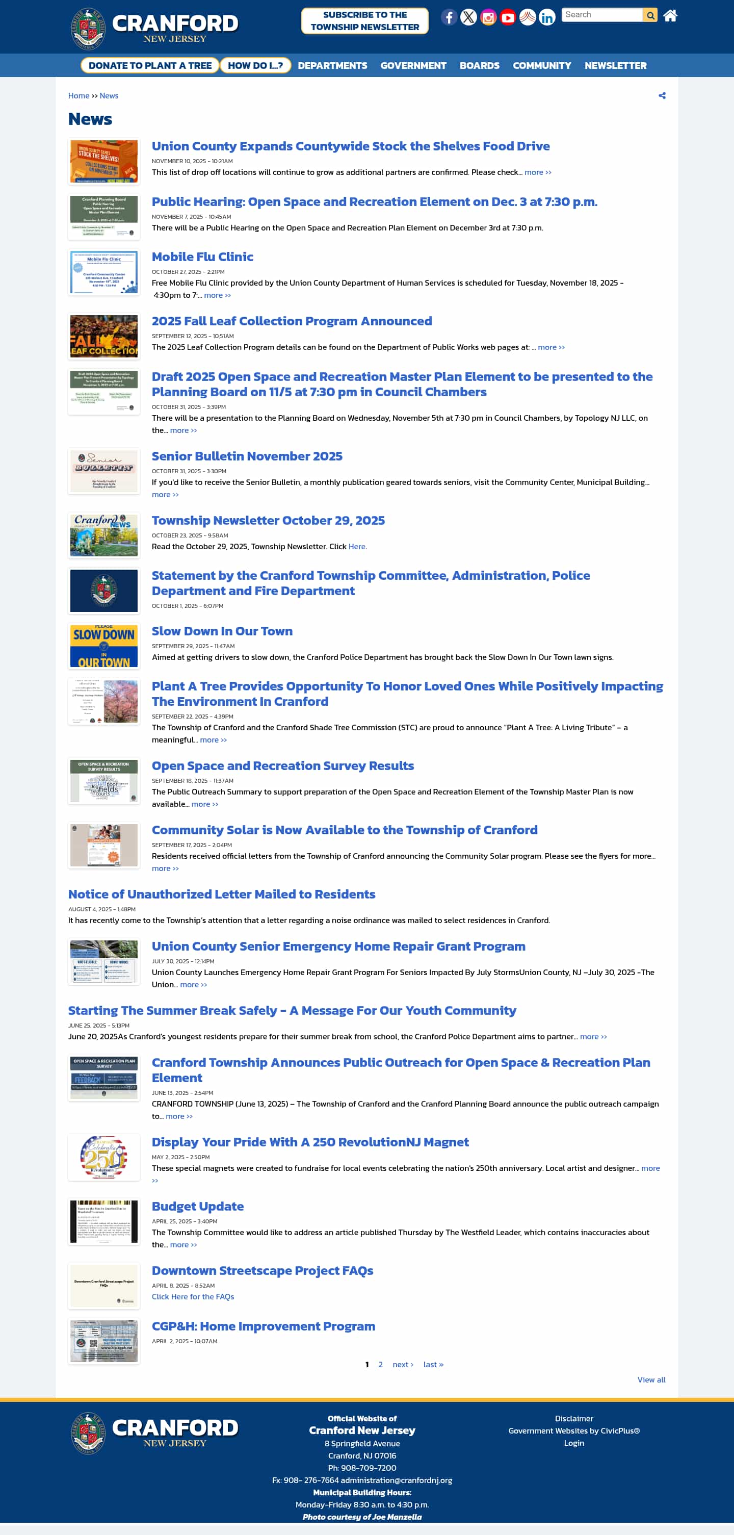 Latest website image capture