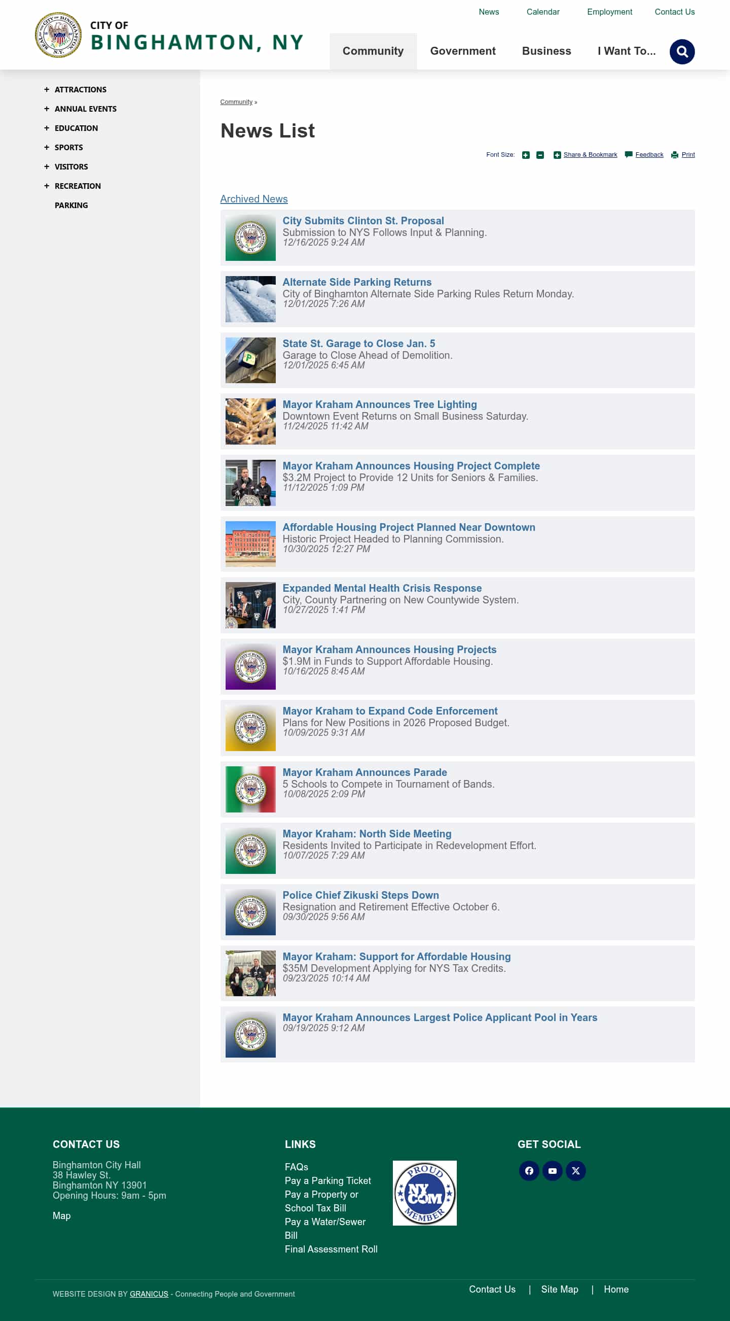 Latest website image capture