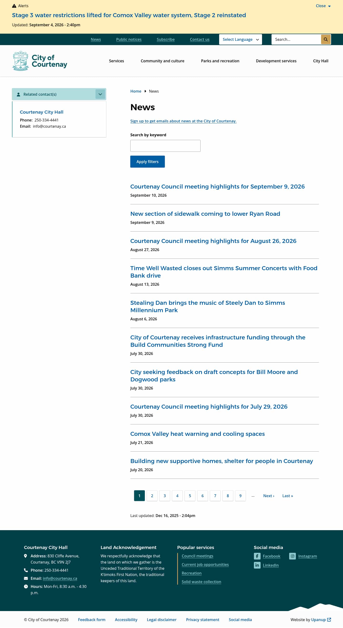 Latest website image capture