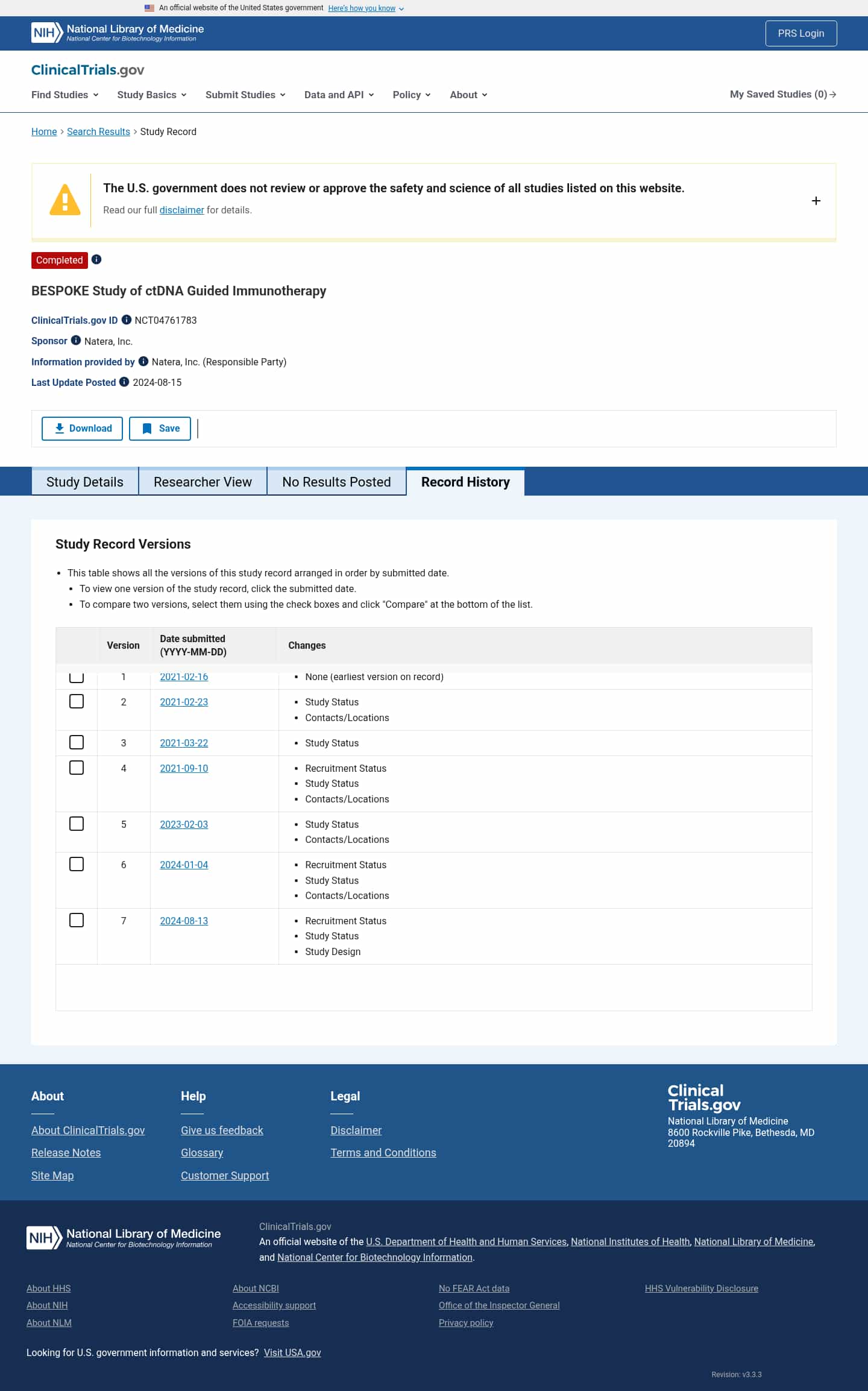 Latest website image capture