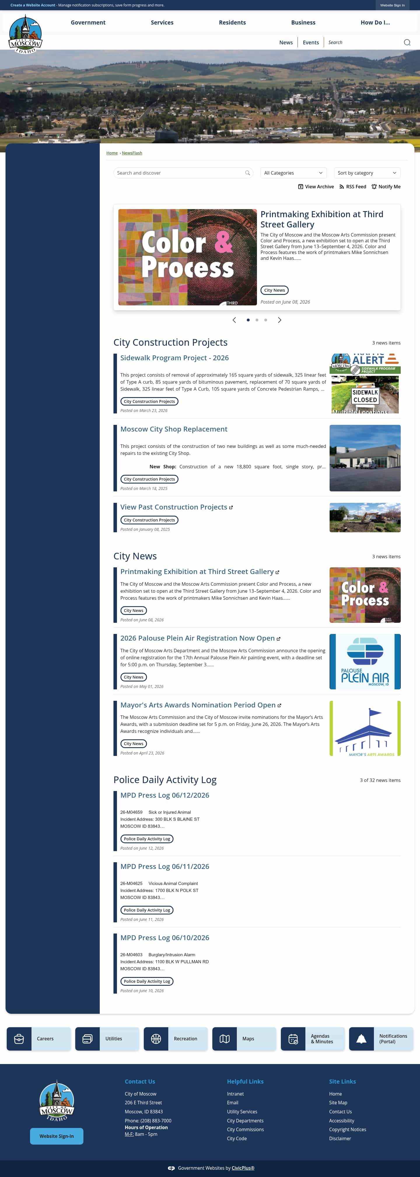 Latest website image capture