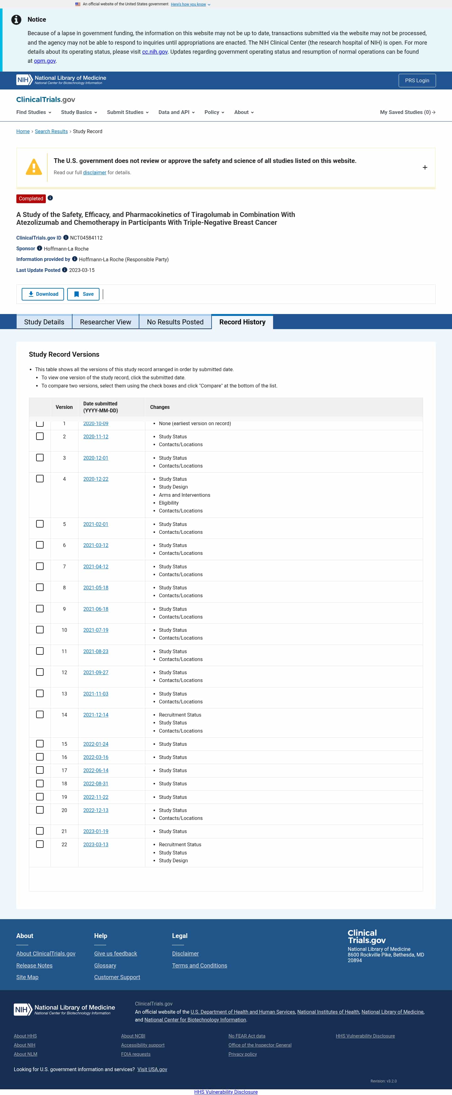 Latest website image capture