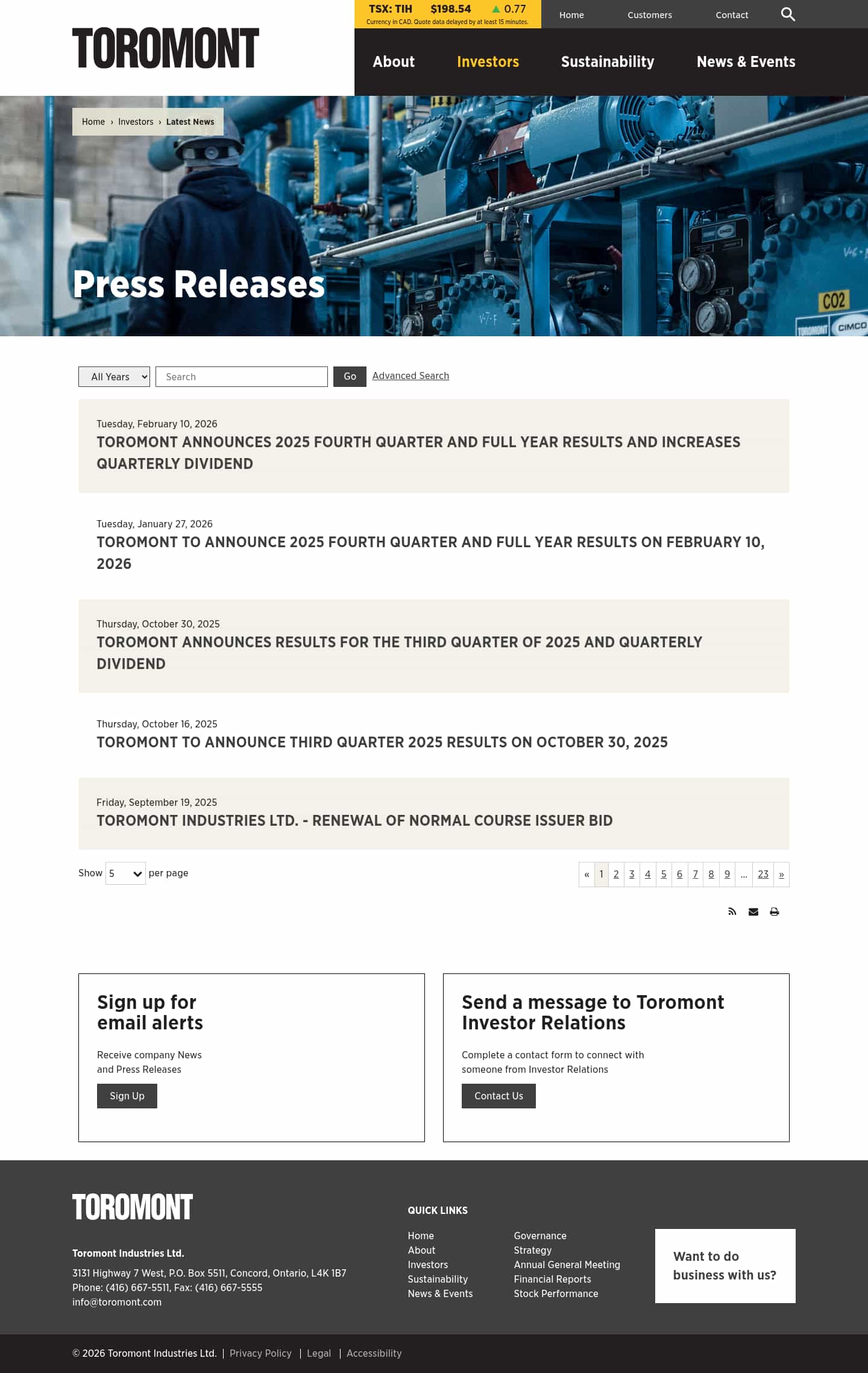 Latest website image capture