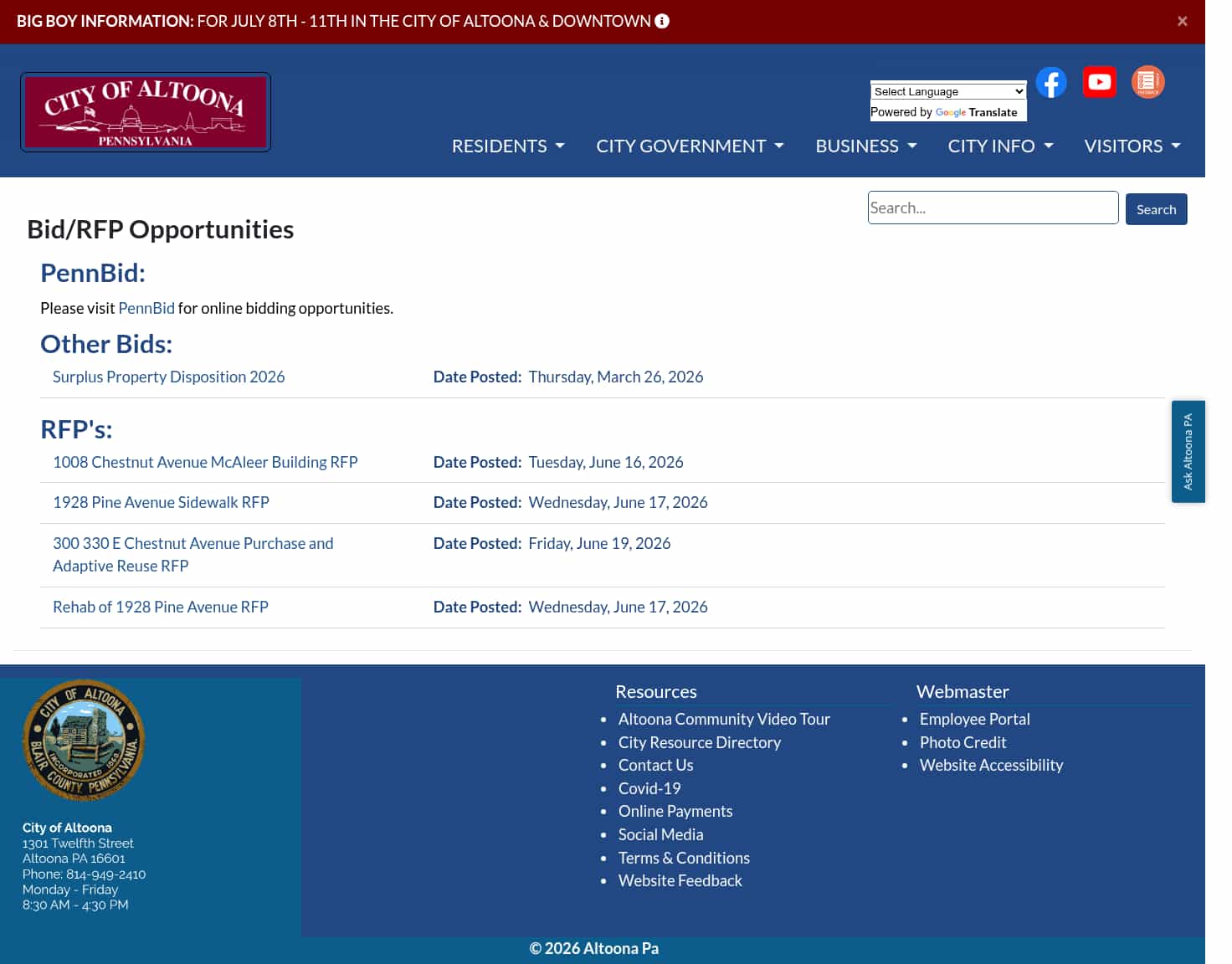 Latest website image capture