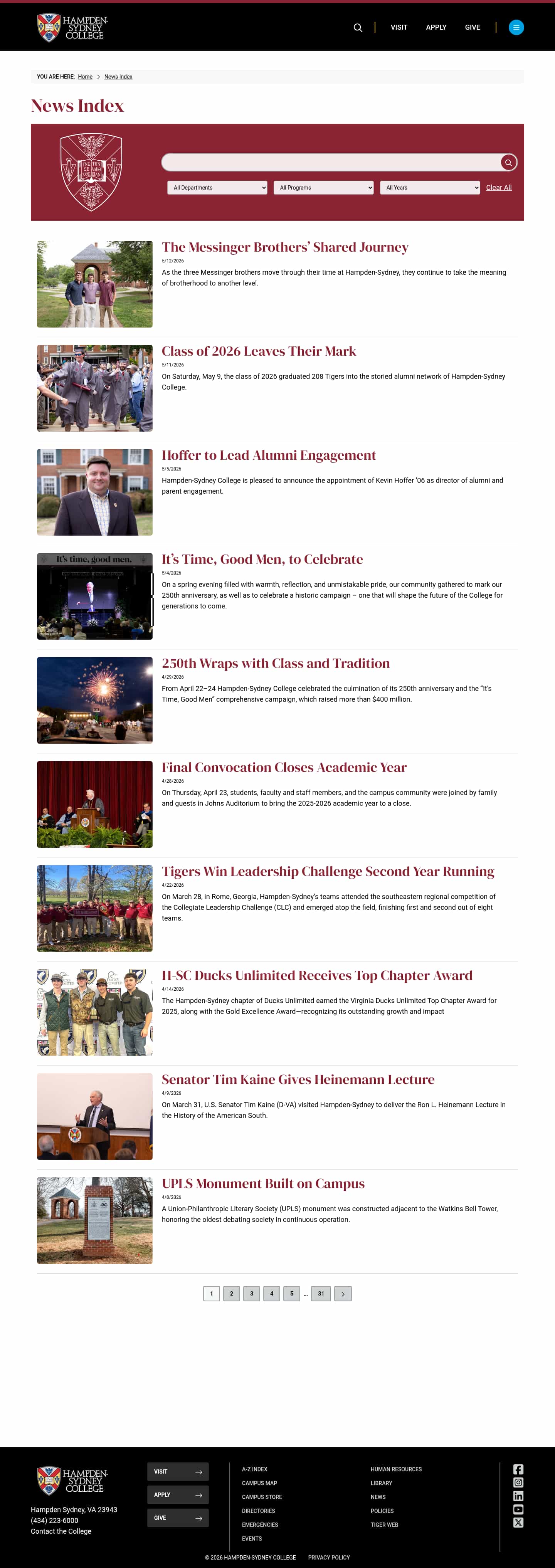 Latest website image capture