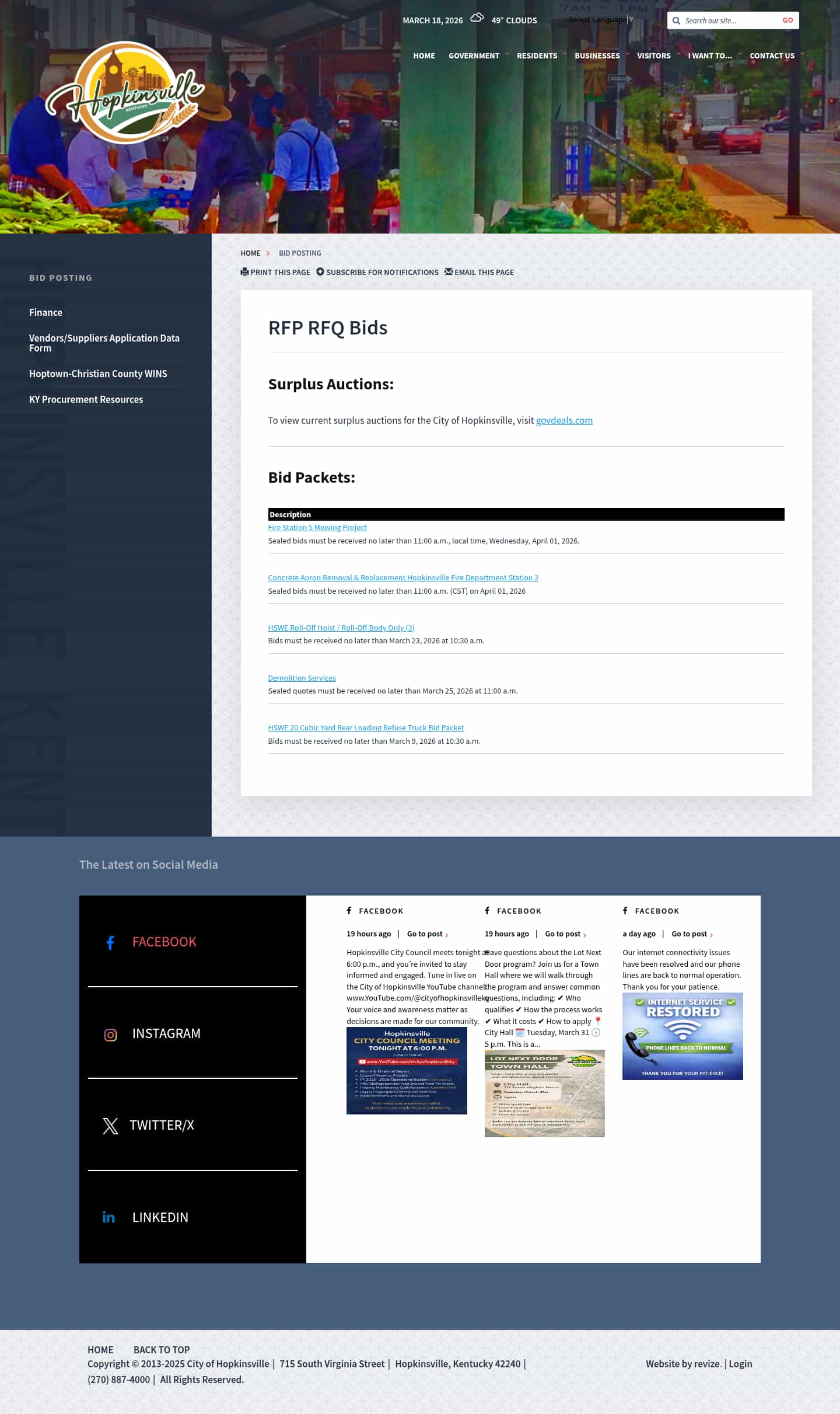 Latest website image capture