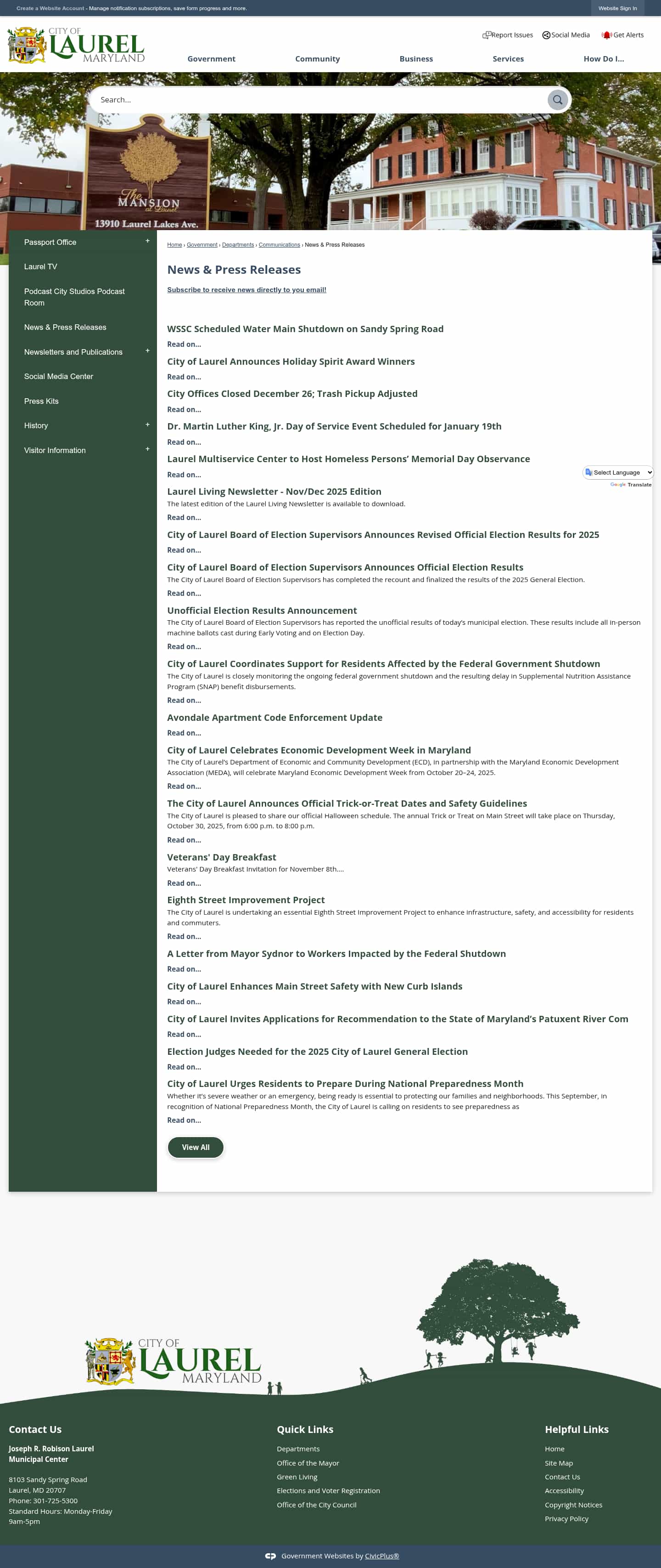 Latest website image capture