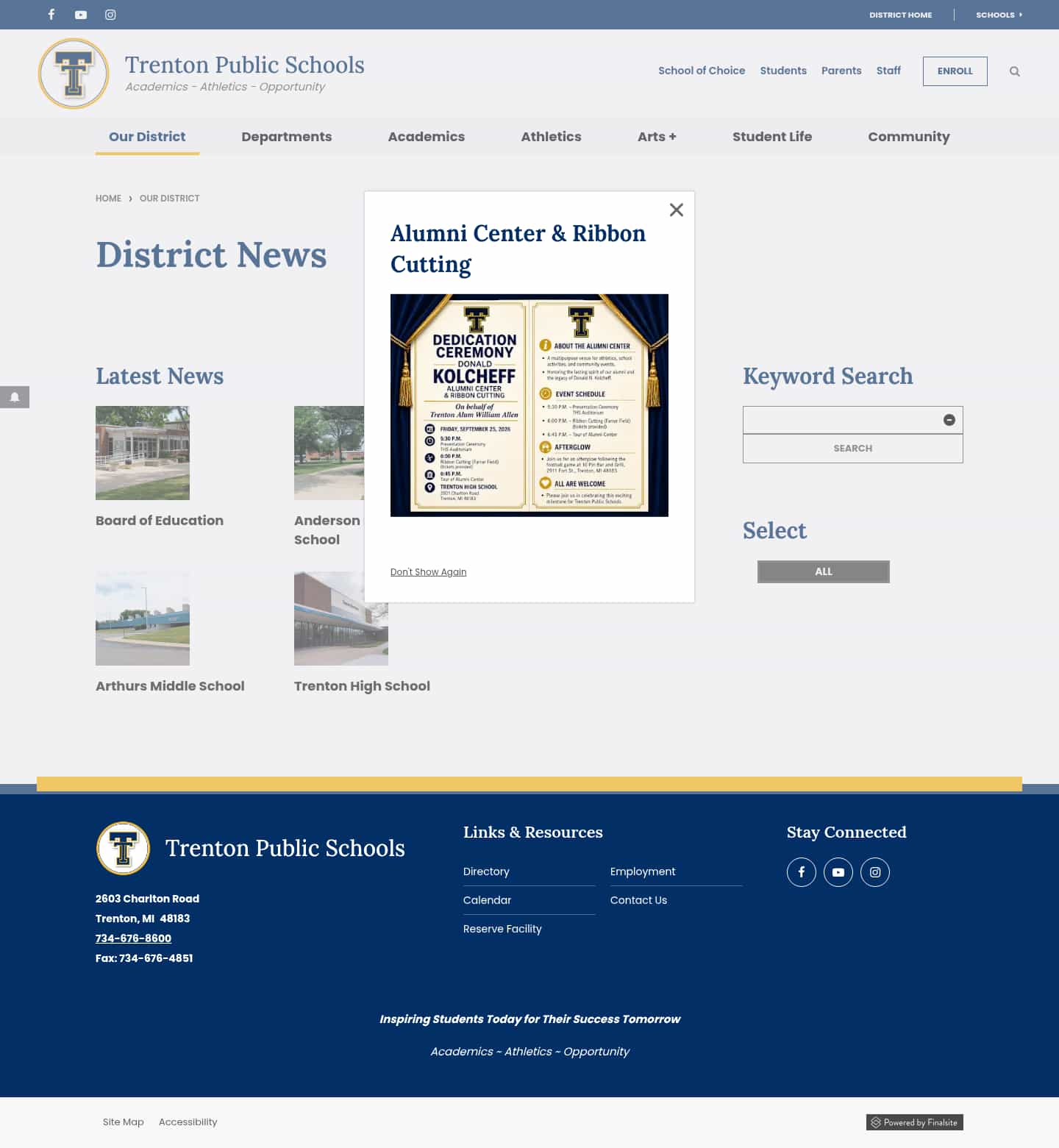 Latest website image capture