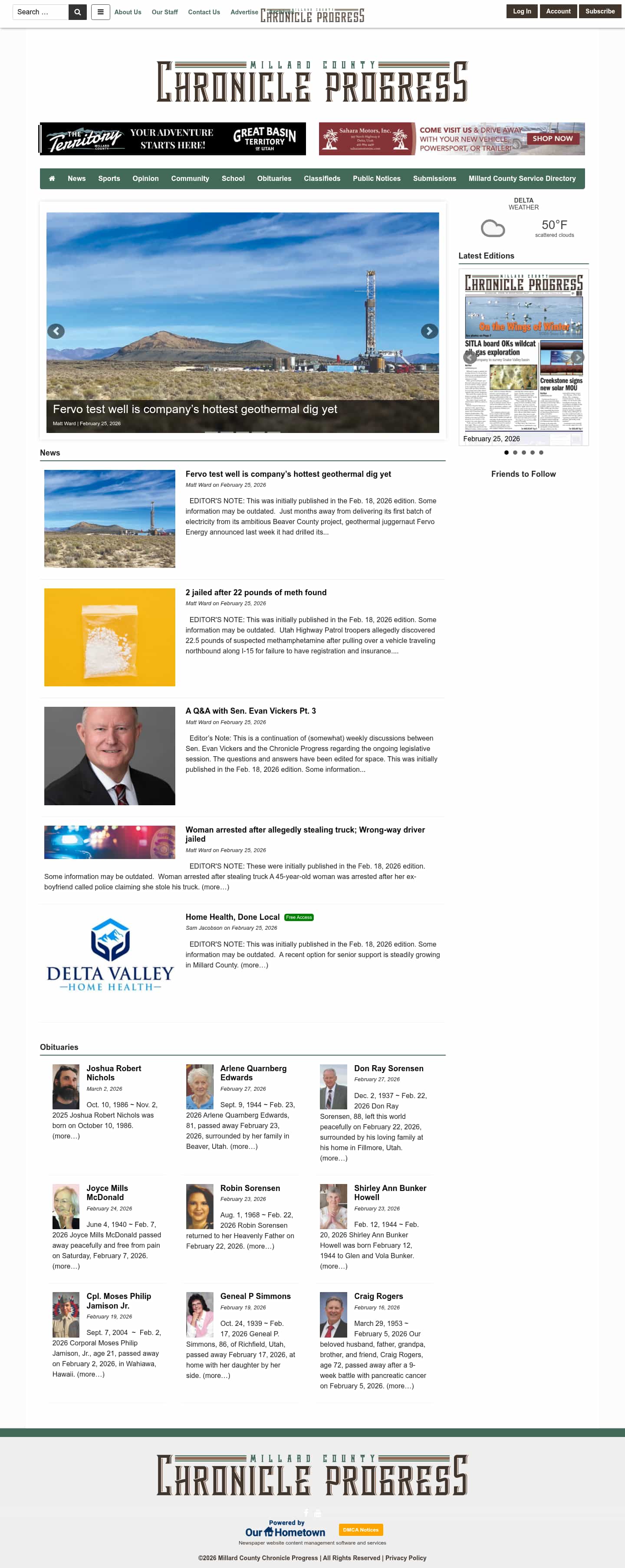 Latest website image capture