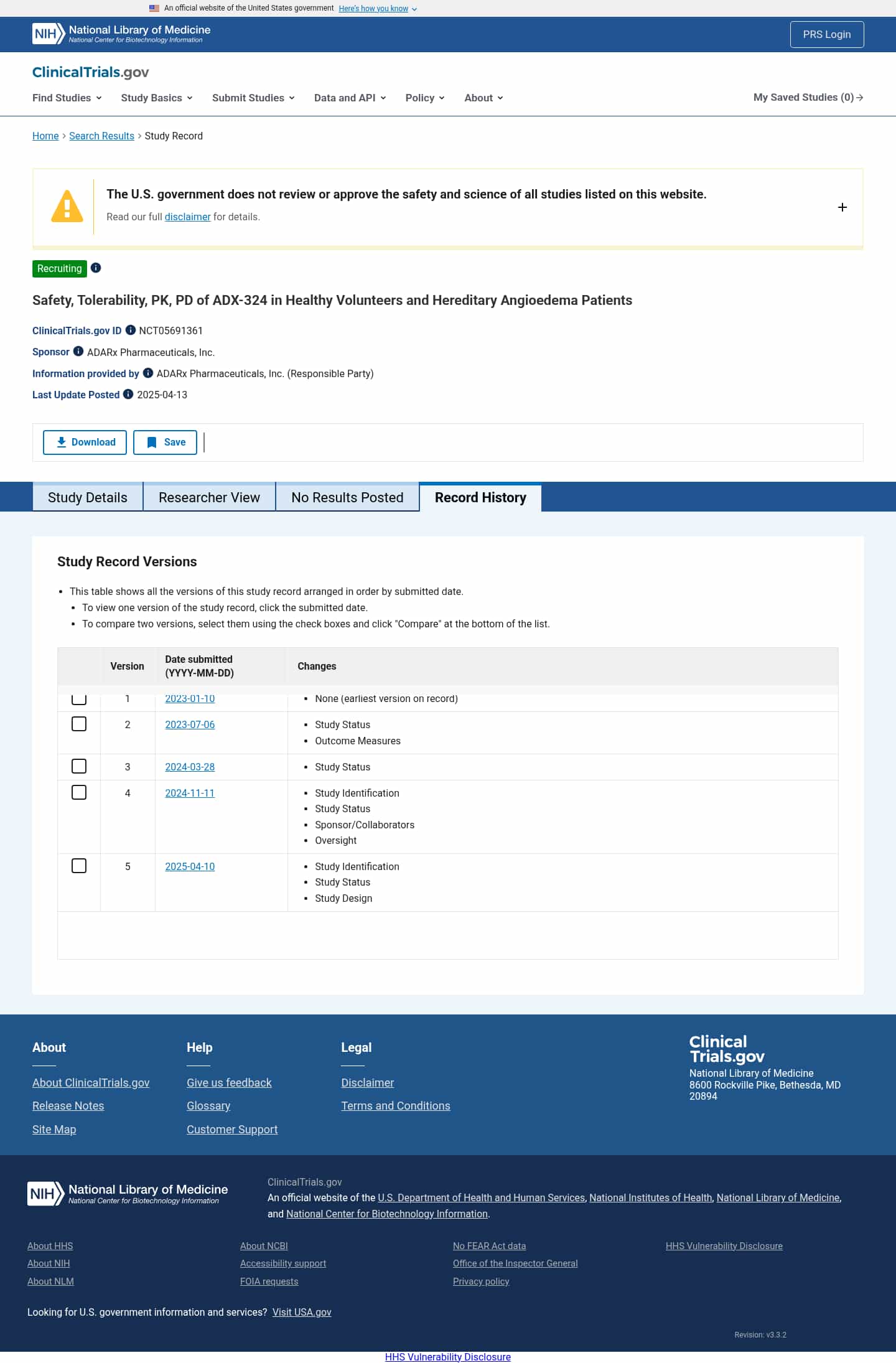 Latest website image capture